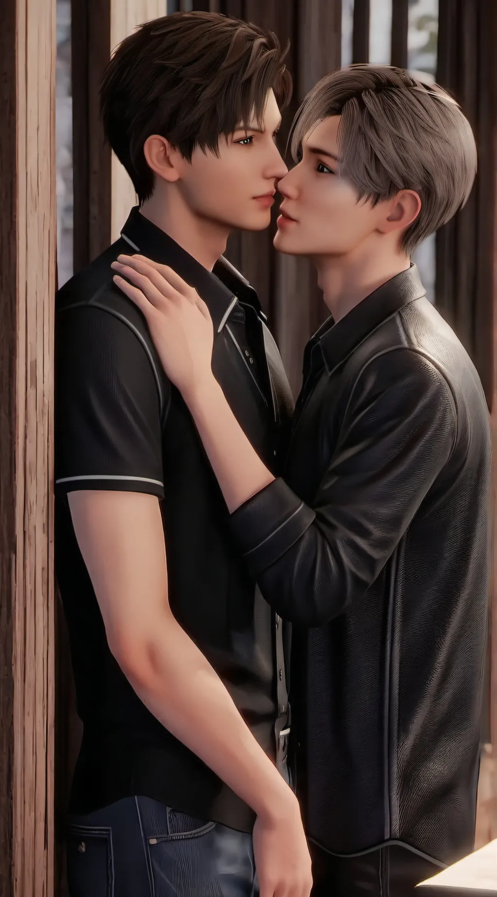 ai character: Max and liam background