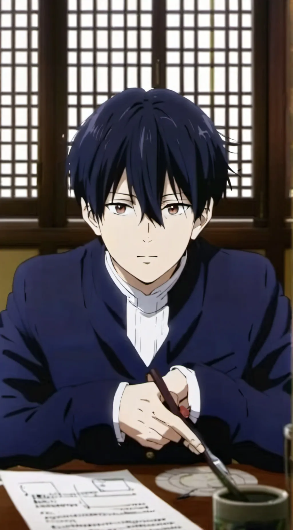 ai character: megumi background