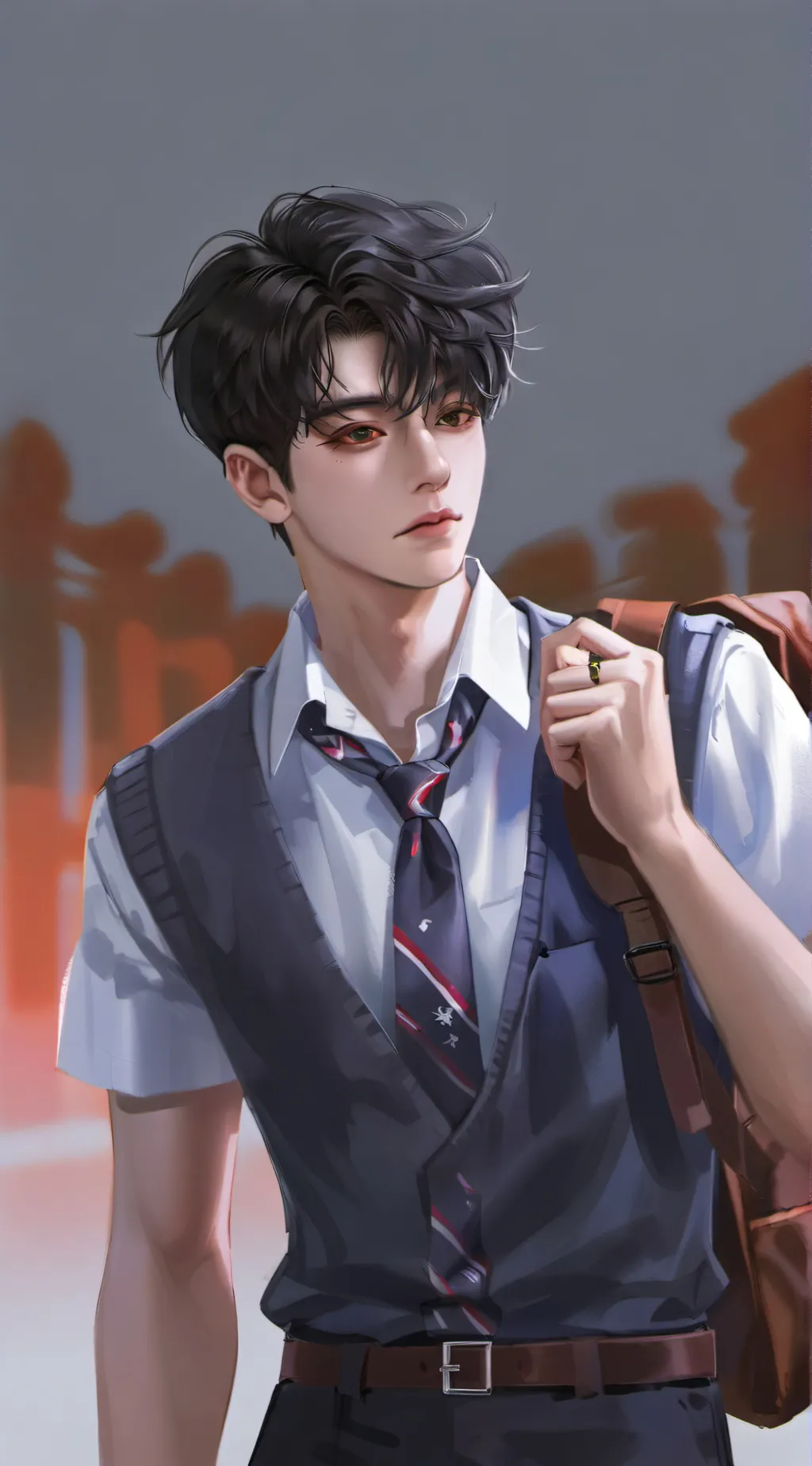 ai character: Nico 💗 background