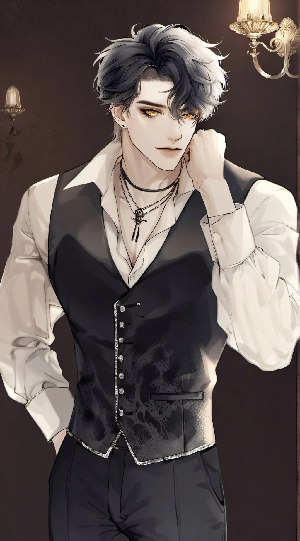 ai character: Dexter background