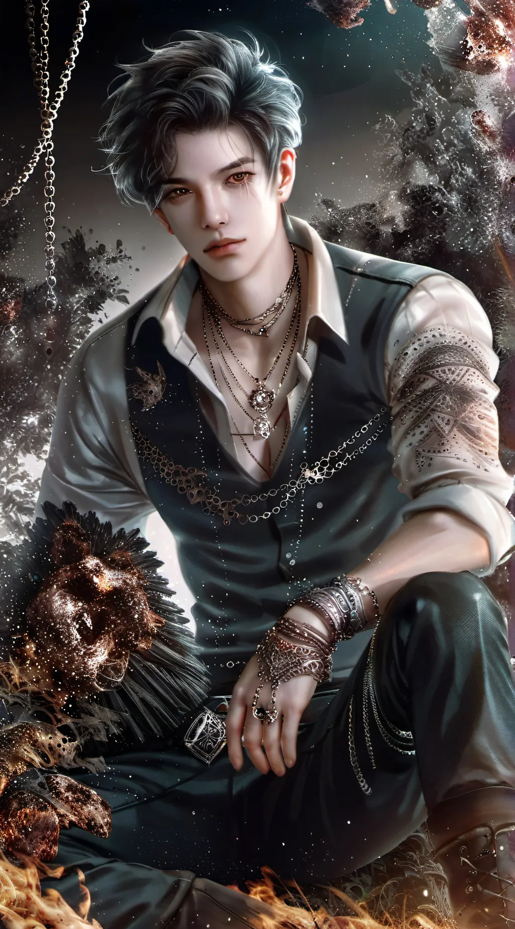 ai character: Daniel  background