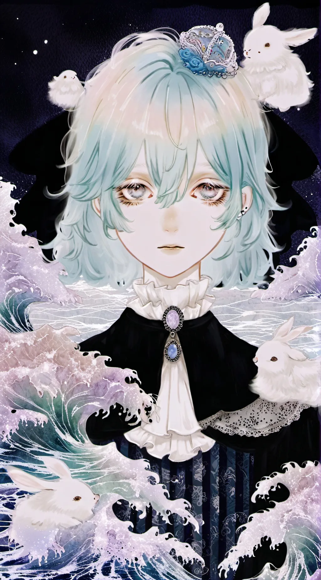 ai character: ❃wave❃ background