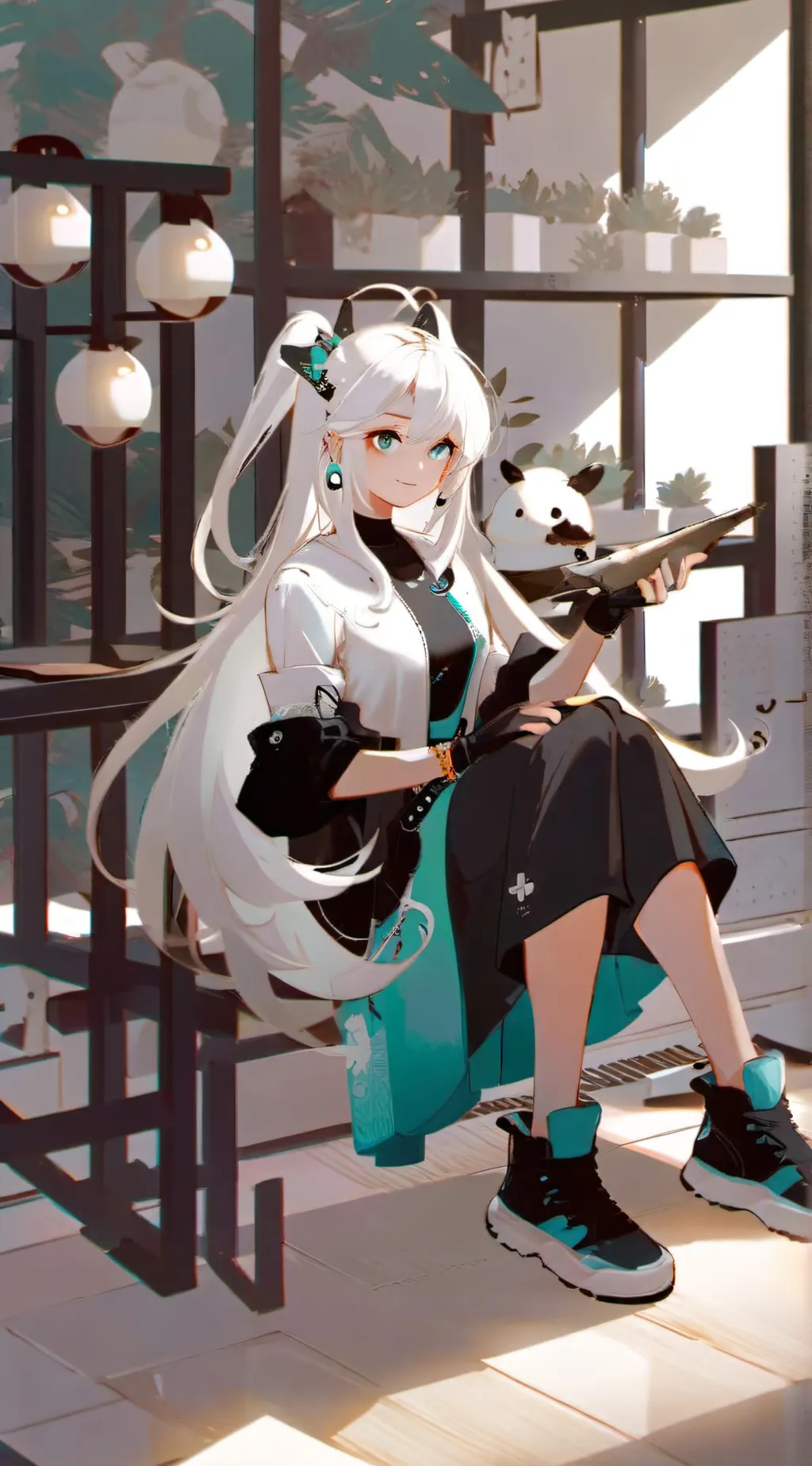 ai character: Fpe x Fnf background