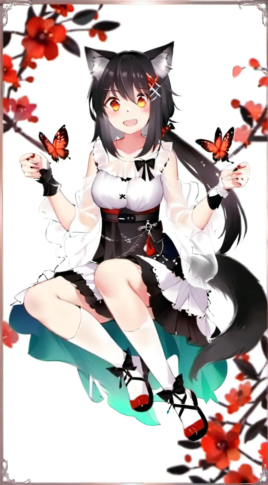 ai character: Milie. background