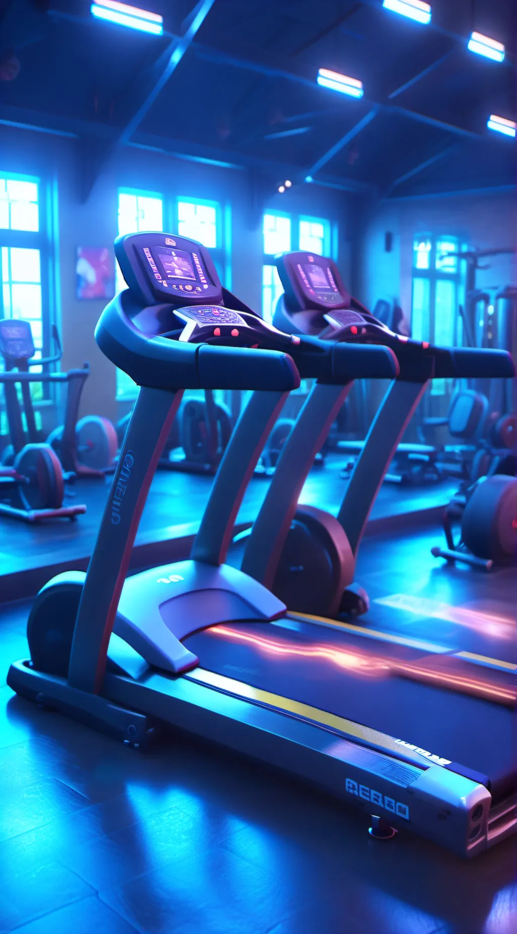 ai character: Your Local GYM background