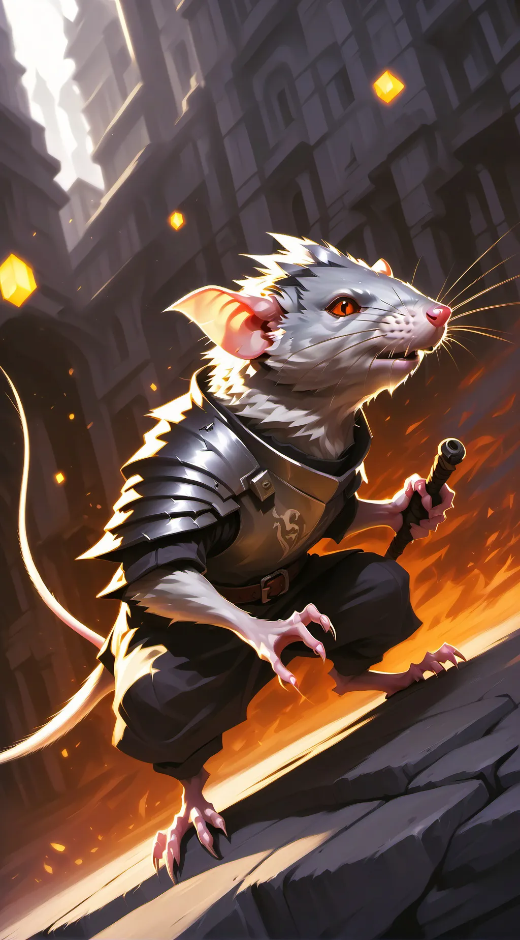 ai character: Roast battle background