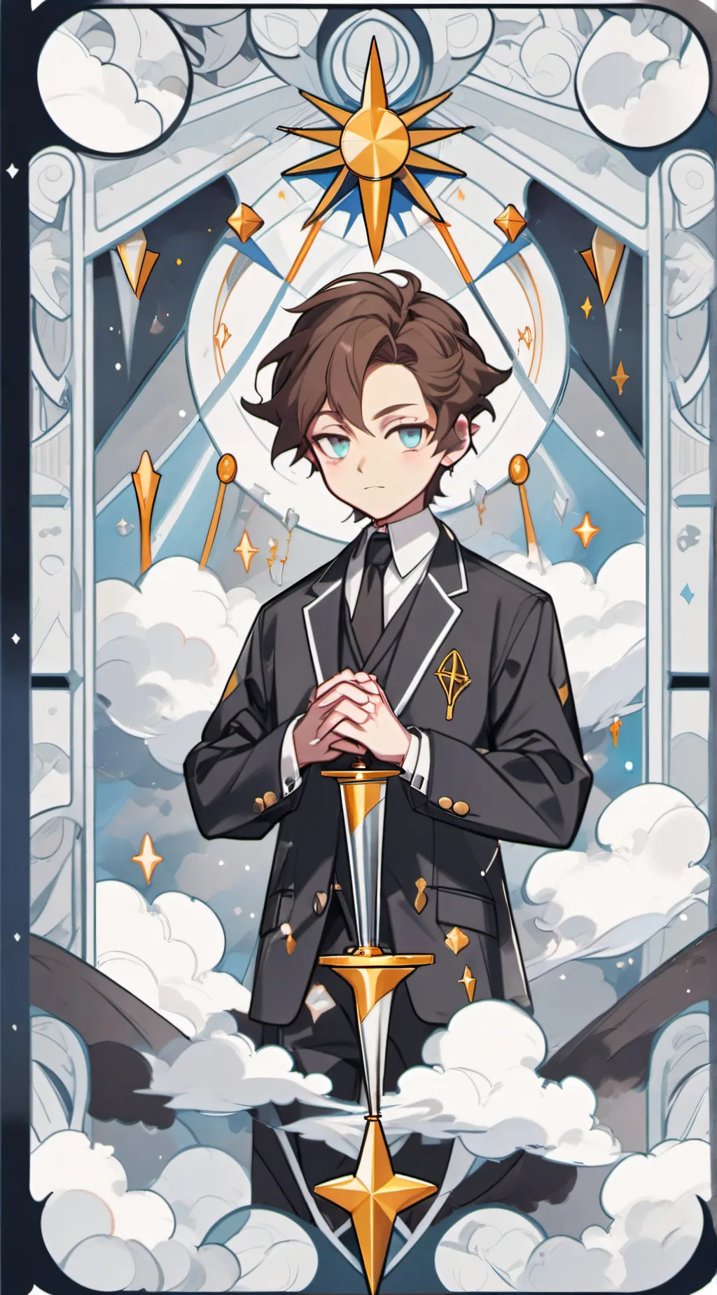 ai character: mason gleeful background