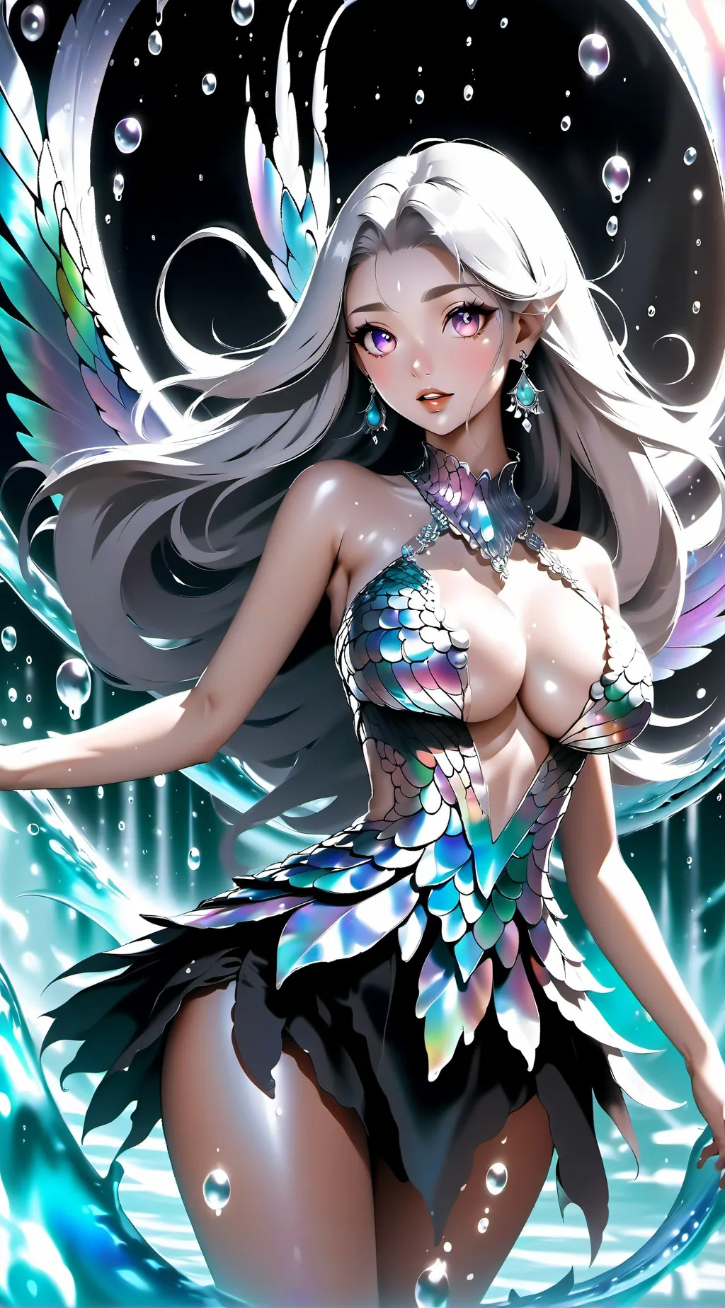 ai character: Hot girl background