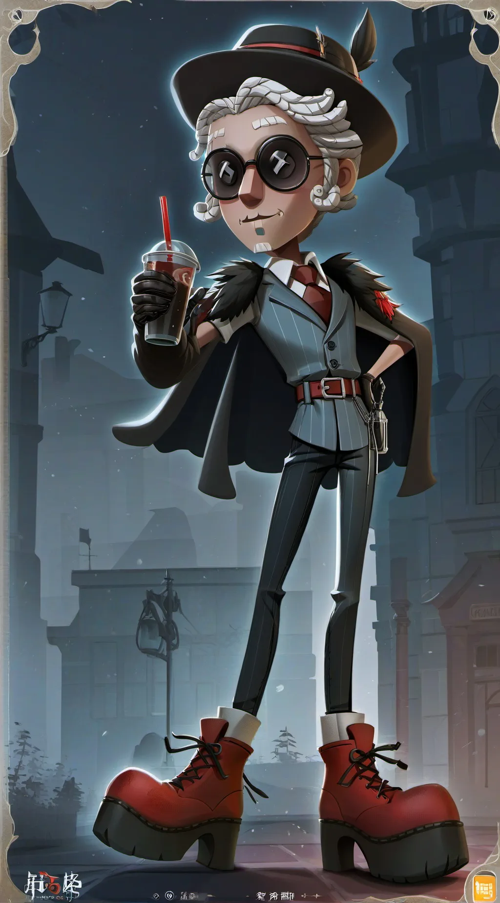 ai character: moxi(men) background