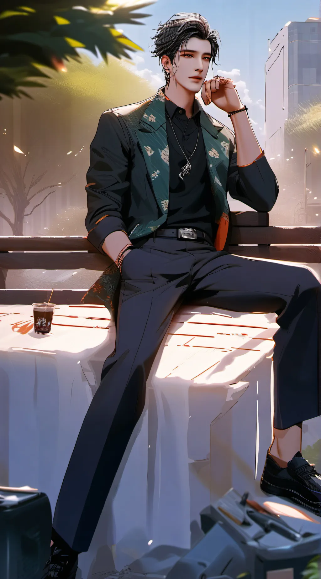 ai character: luke background