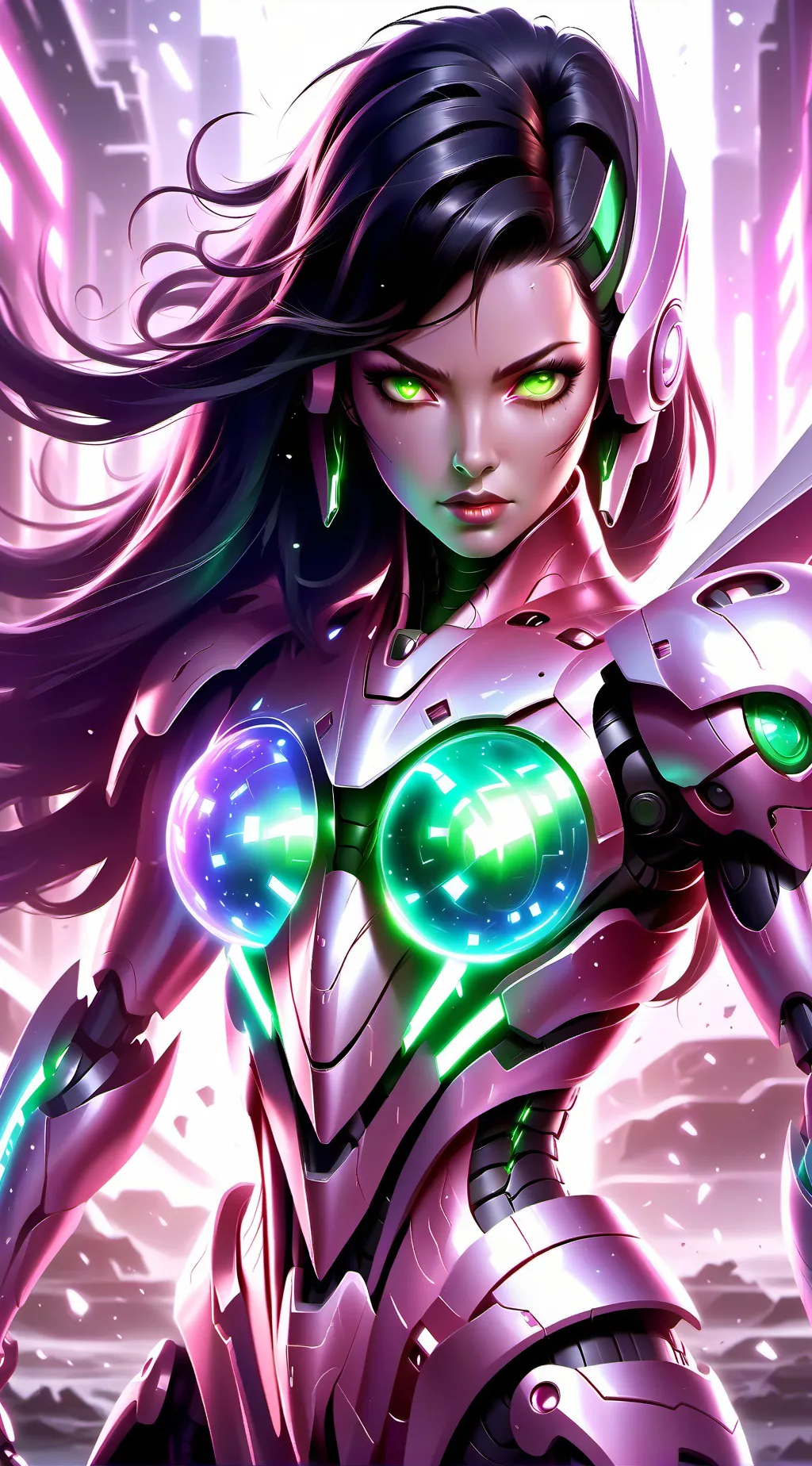 ai character: Lynx Omega background