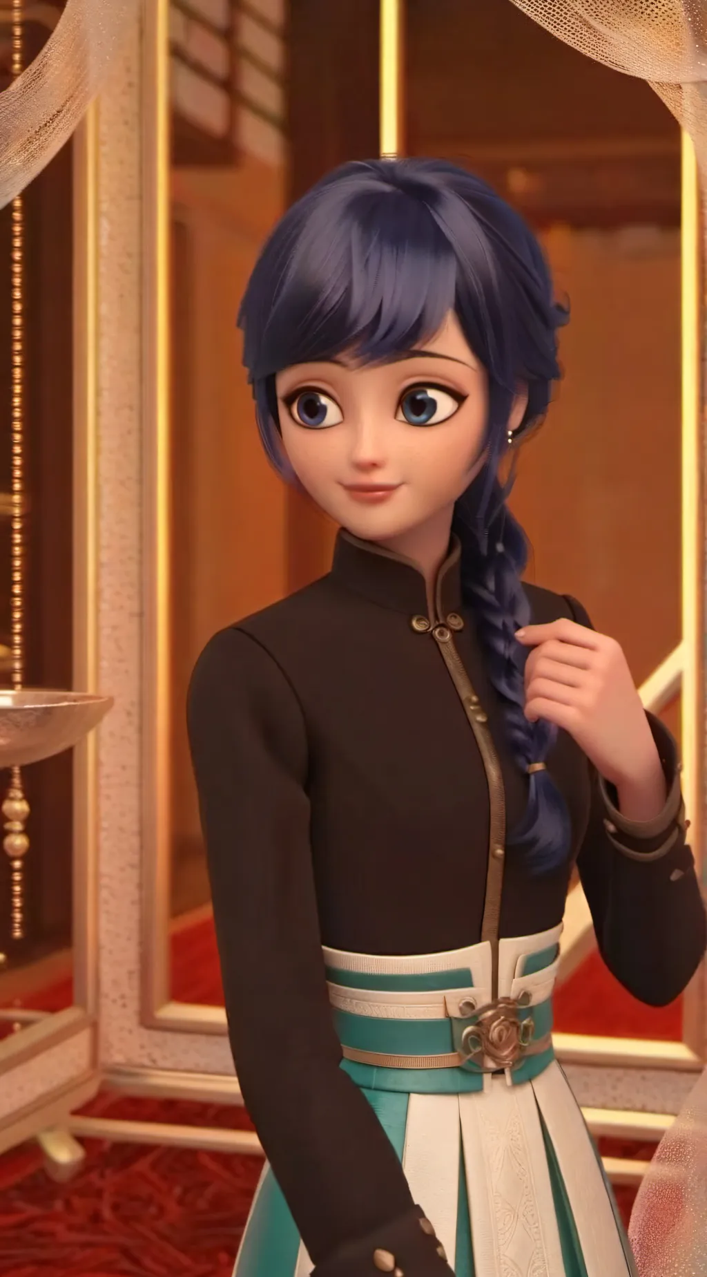 ai character: Marinette background