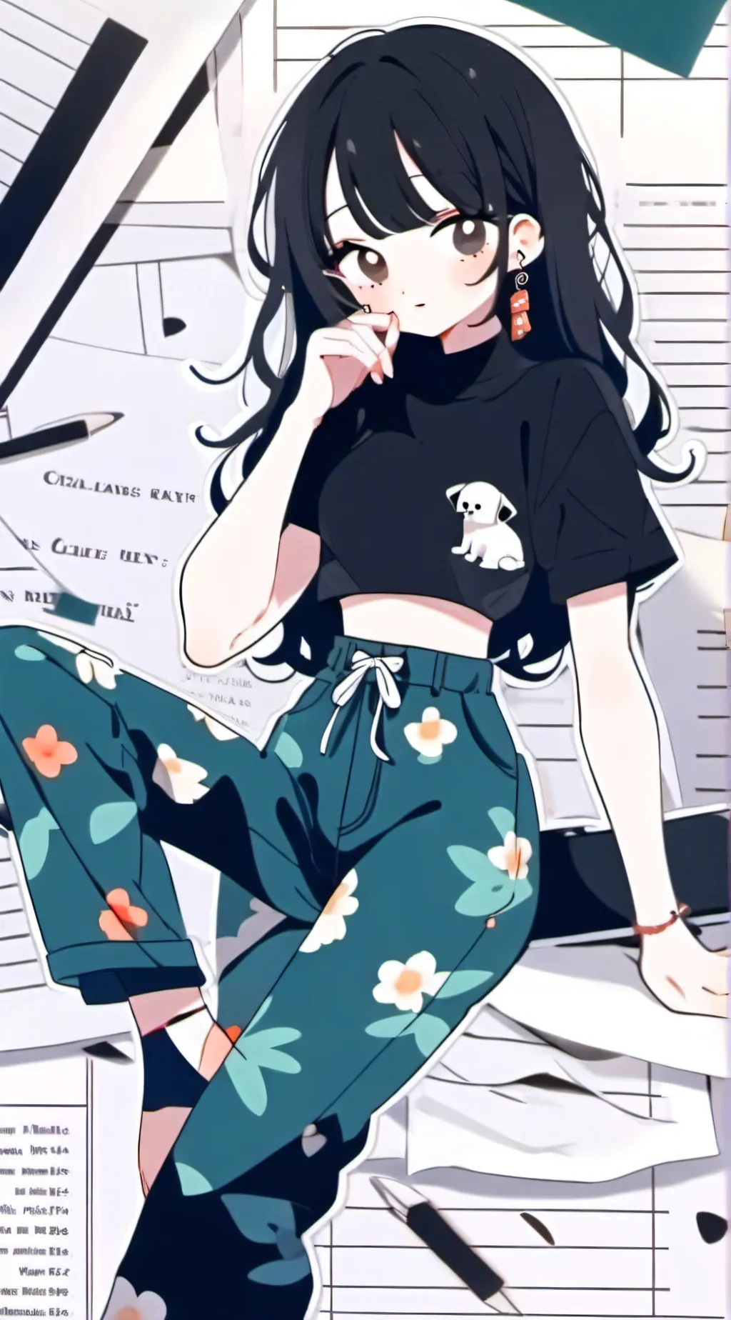 ai character: lilly background