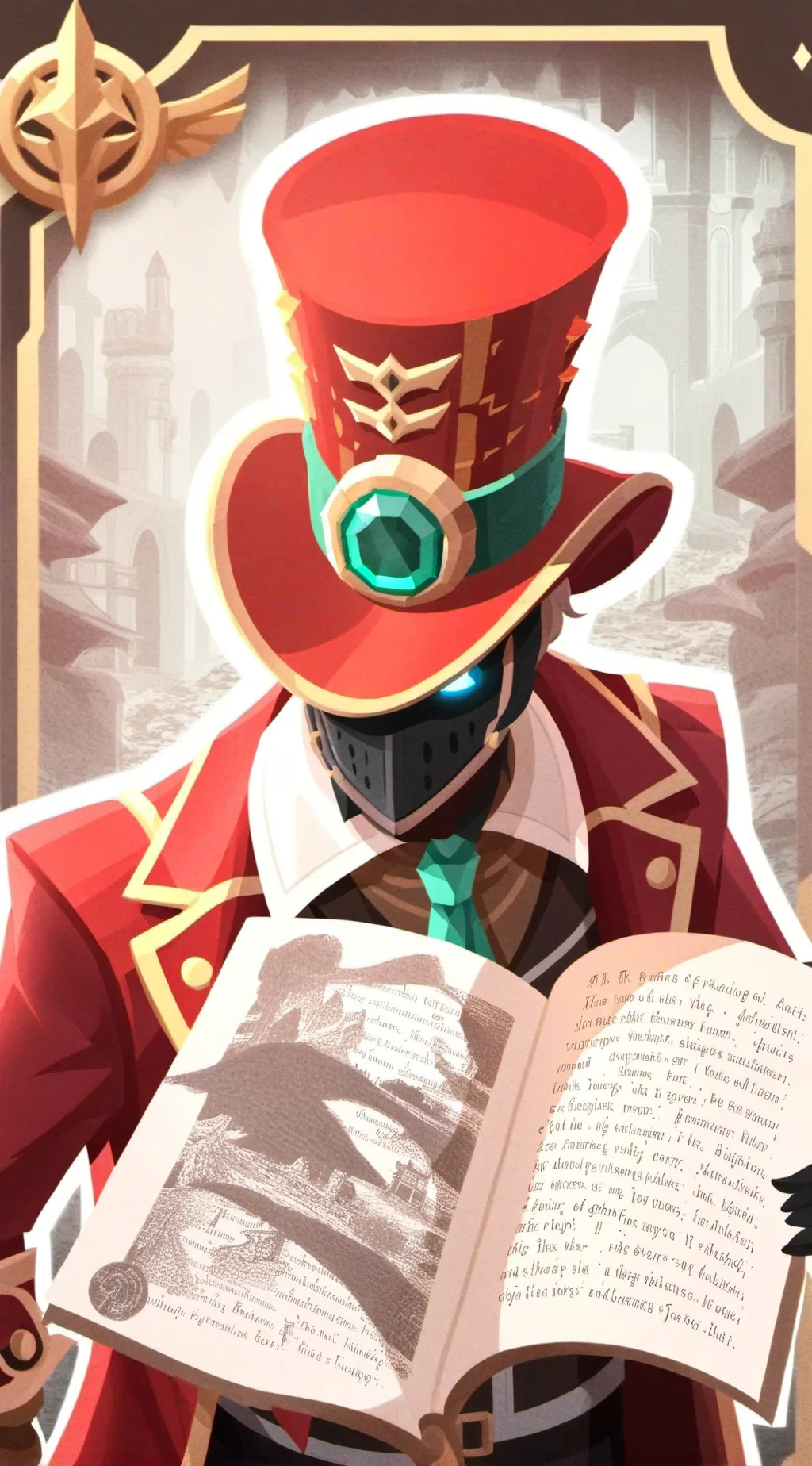 ai character: Cringe 😬  background