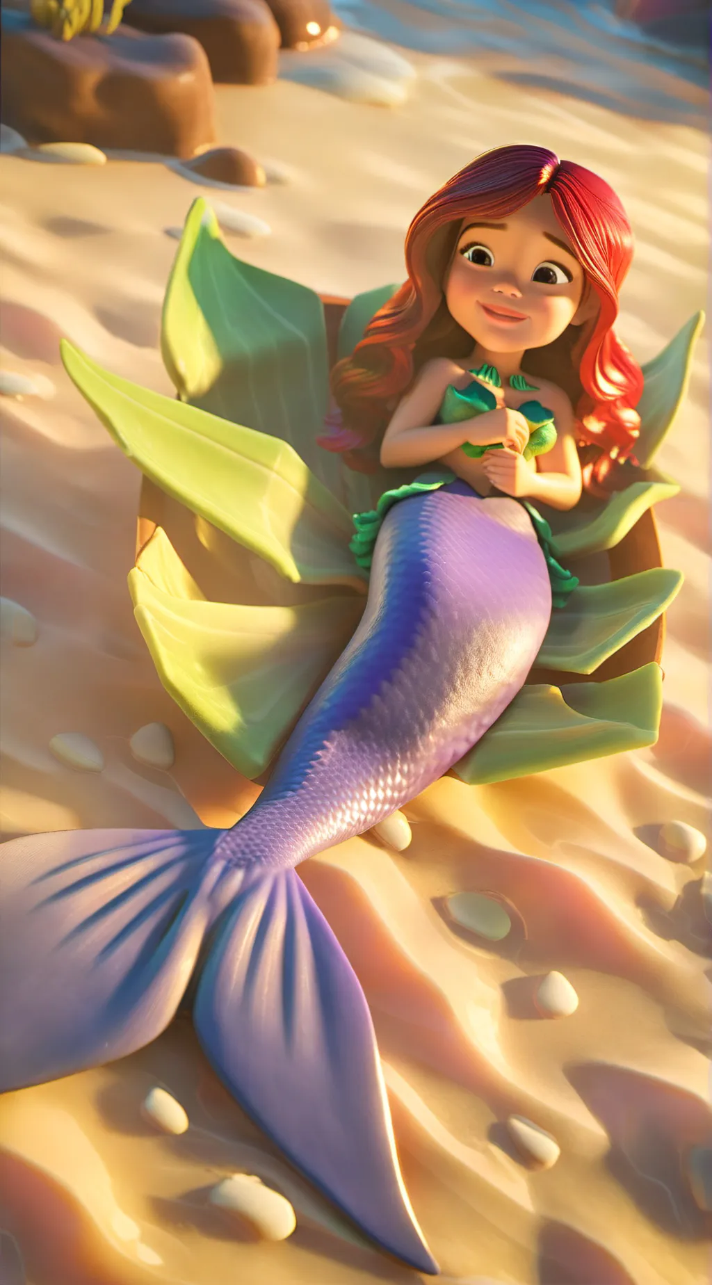 ai character: Ariana background