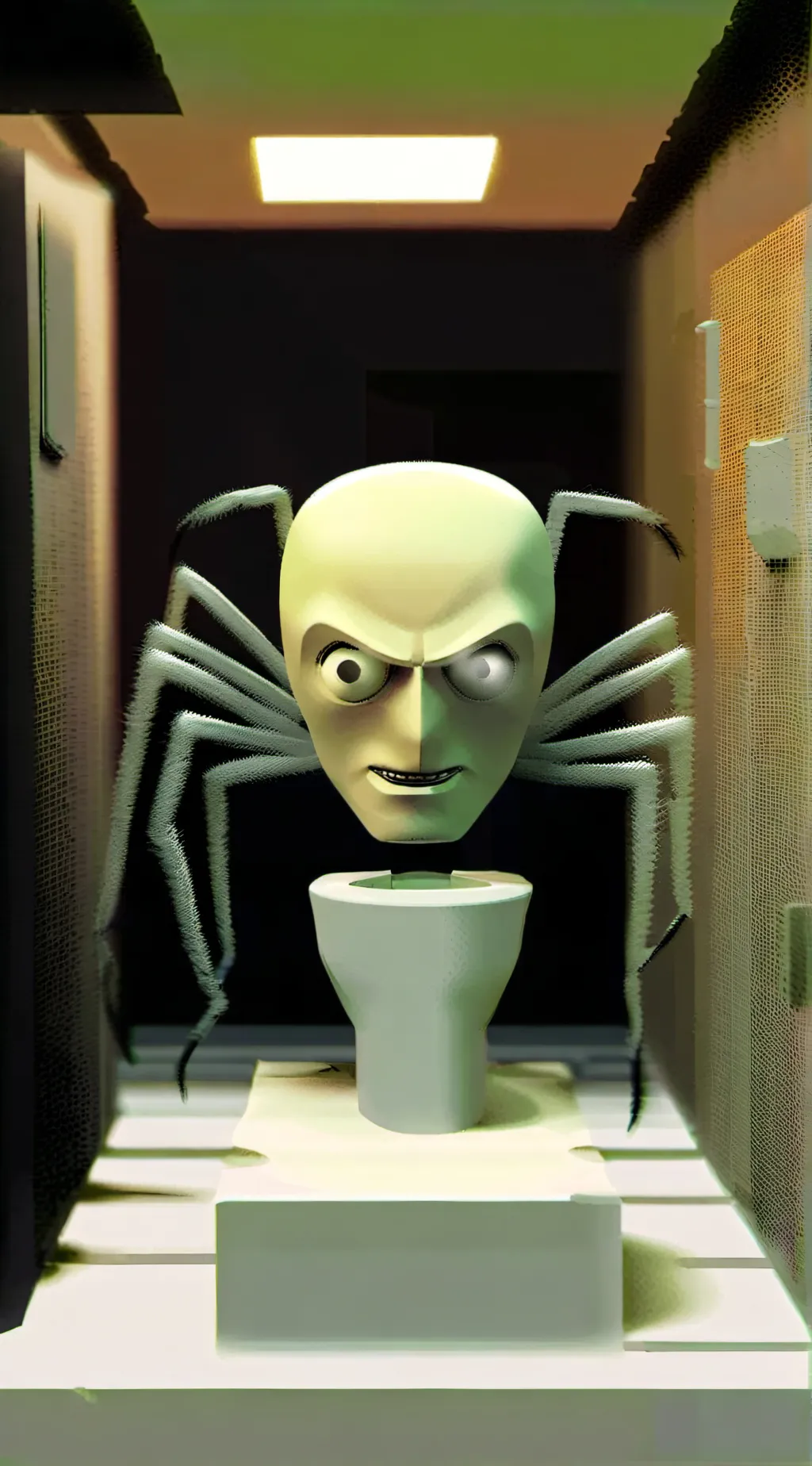 ai character: skibidi toilet  background