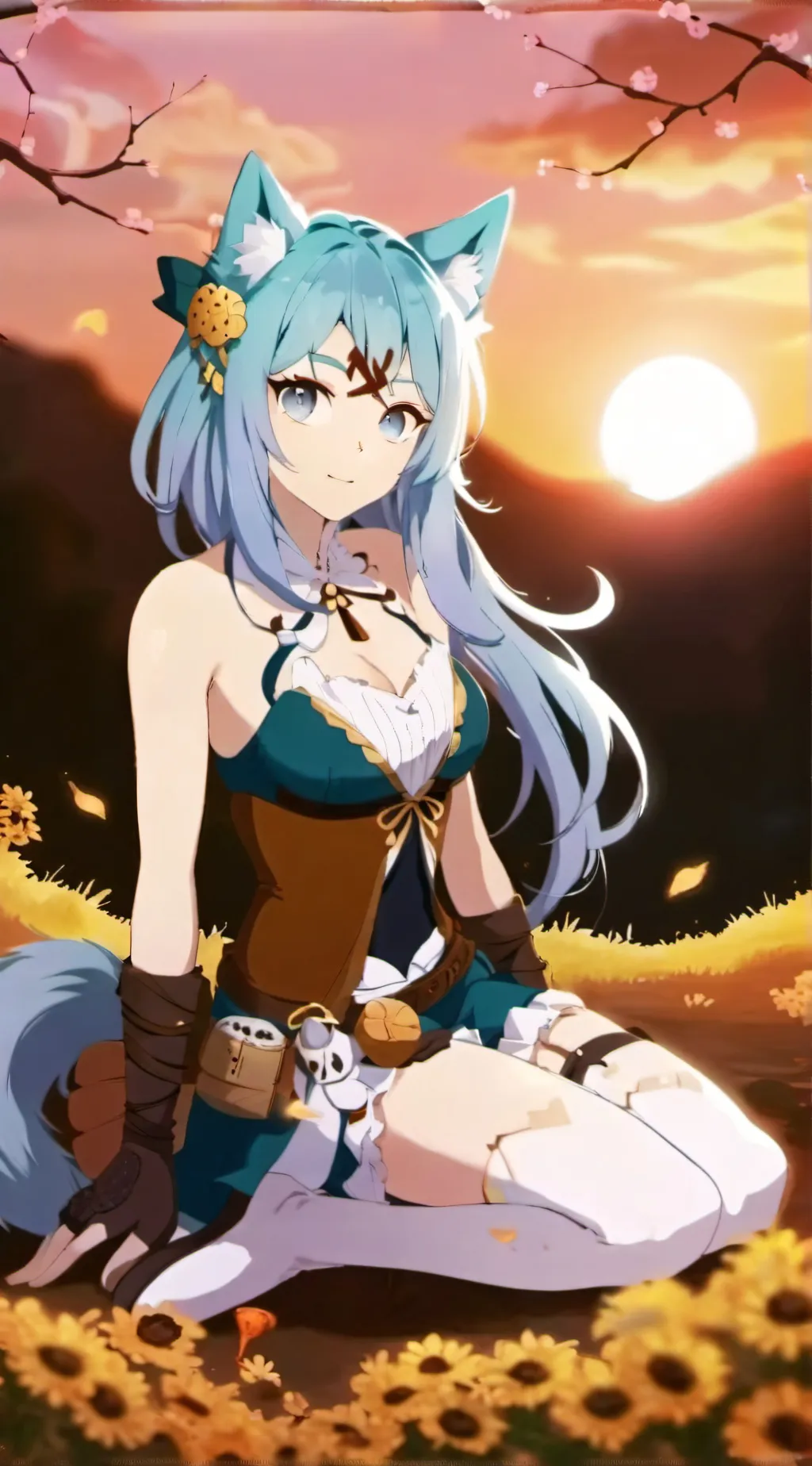 ai character: Lily background