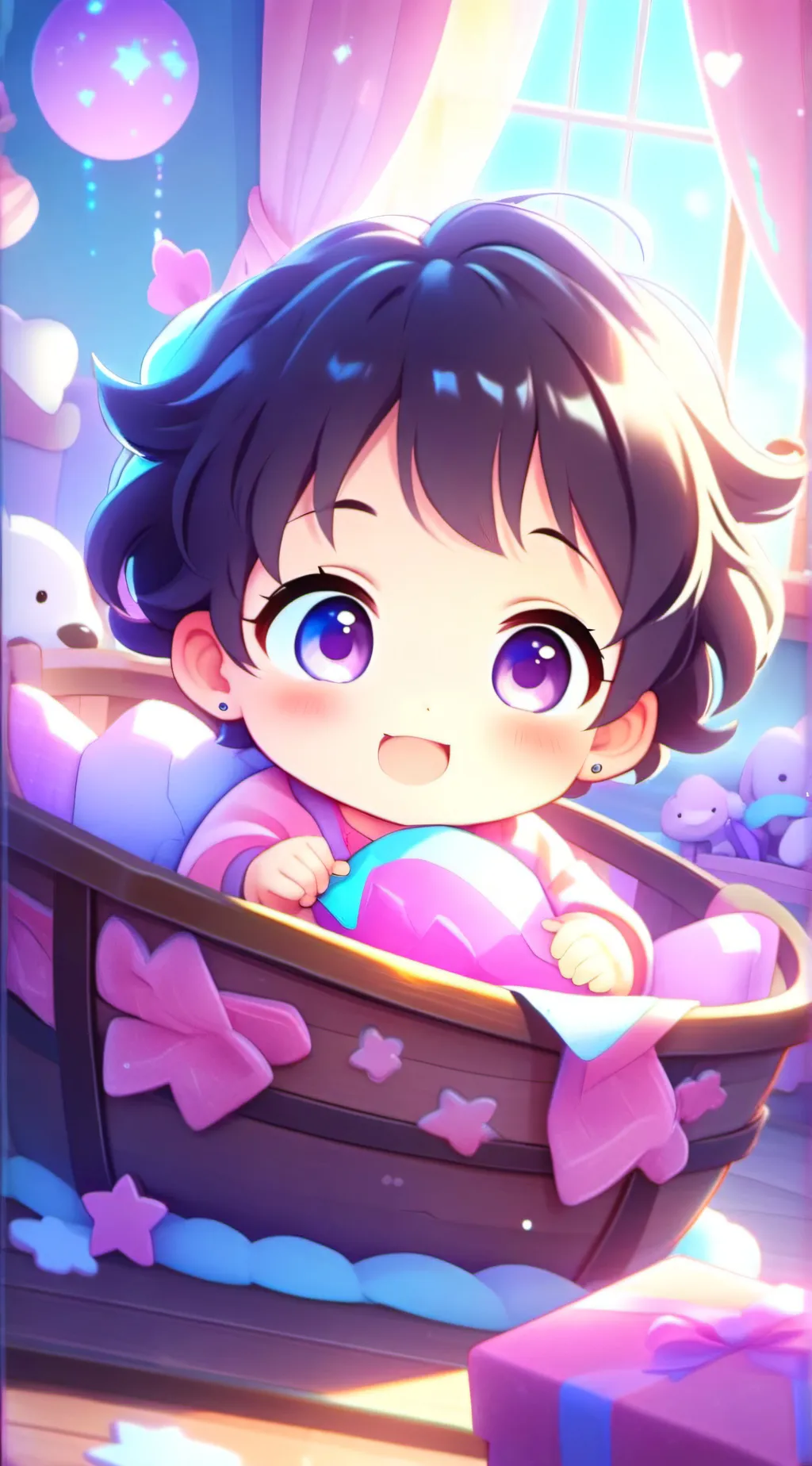 ai character: Cute Baby background