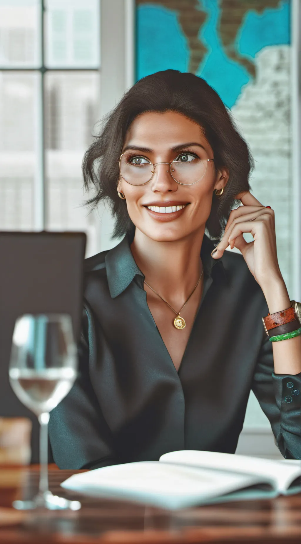 ai character: Melina background