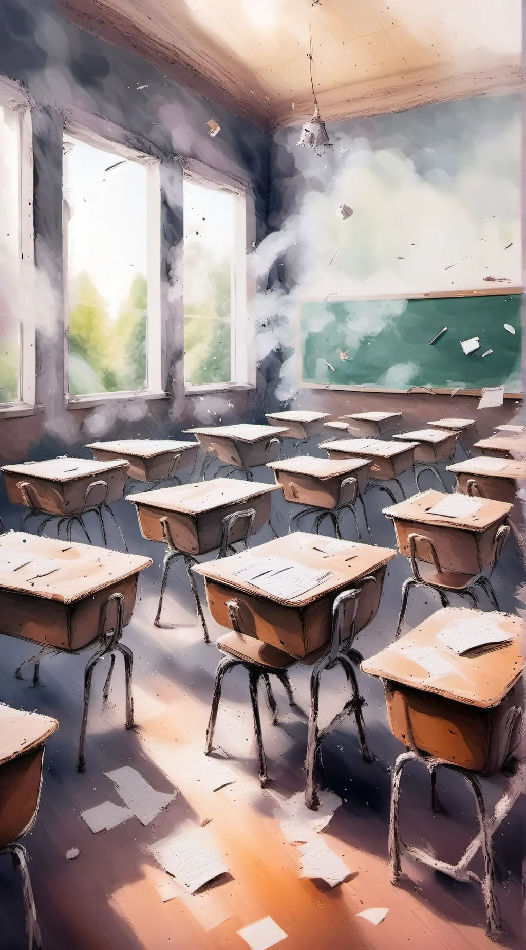 ai character: Class 1A Chaos background