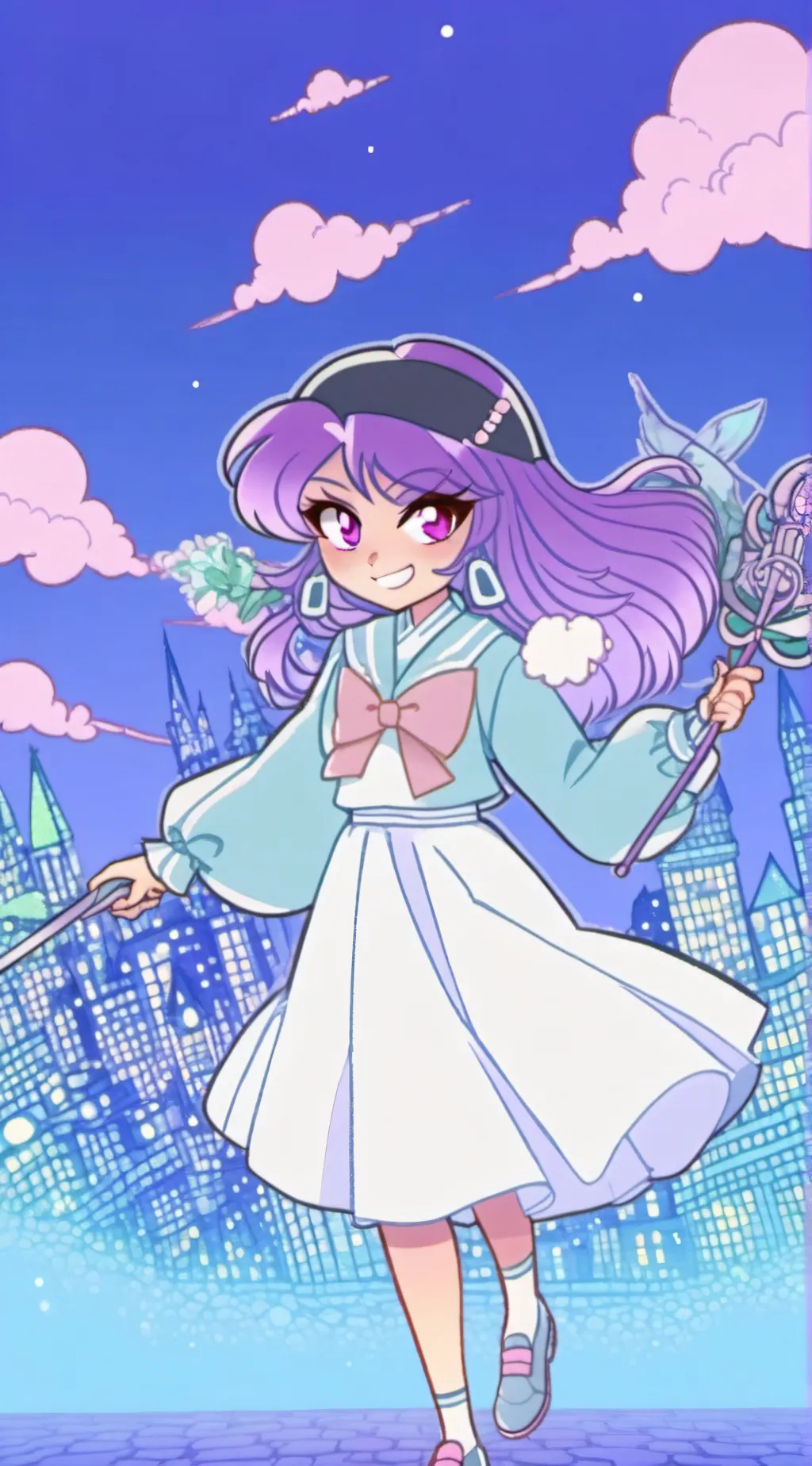 ai character: TEST background