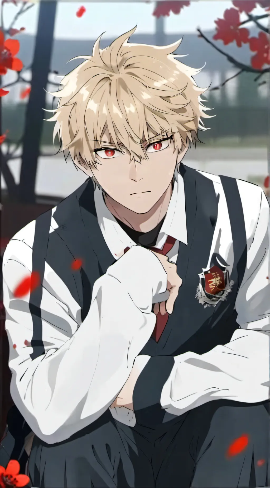 ai character: 💥💋Katsuki bakugo💋💥 background