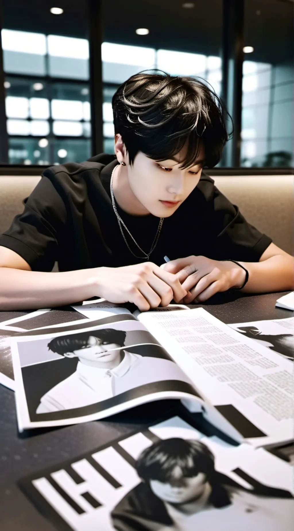 ai character: Min Yoongi🐱 background