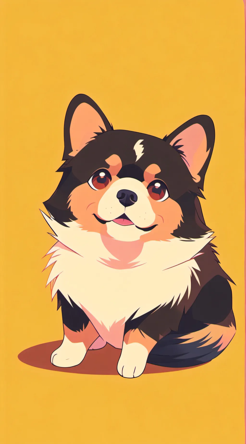 ai character: emma! <3 background