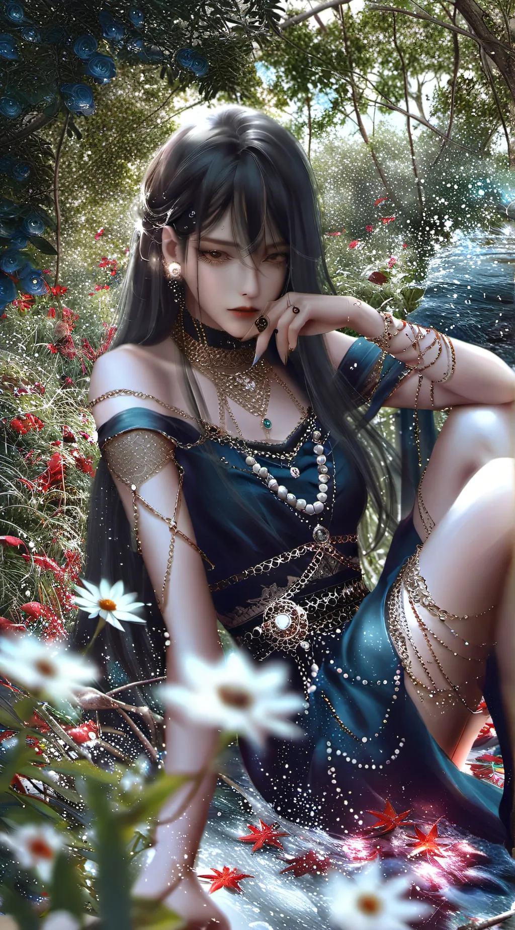 ai character: Selena background