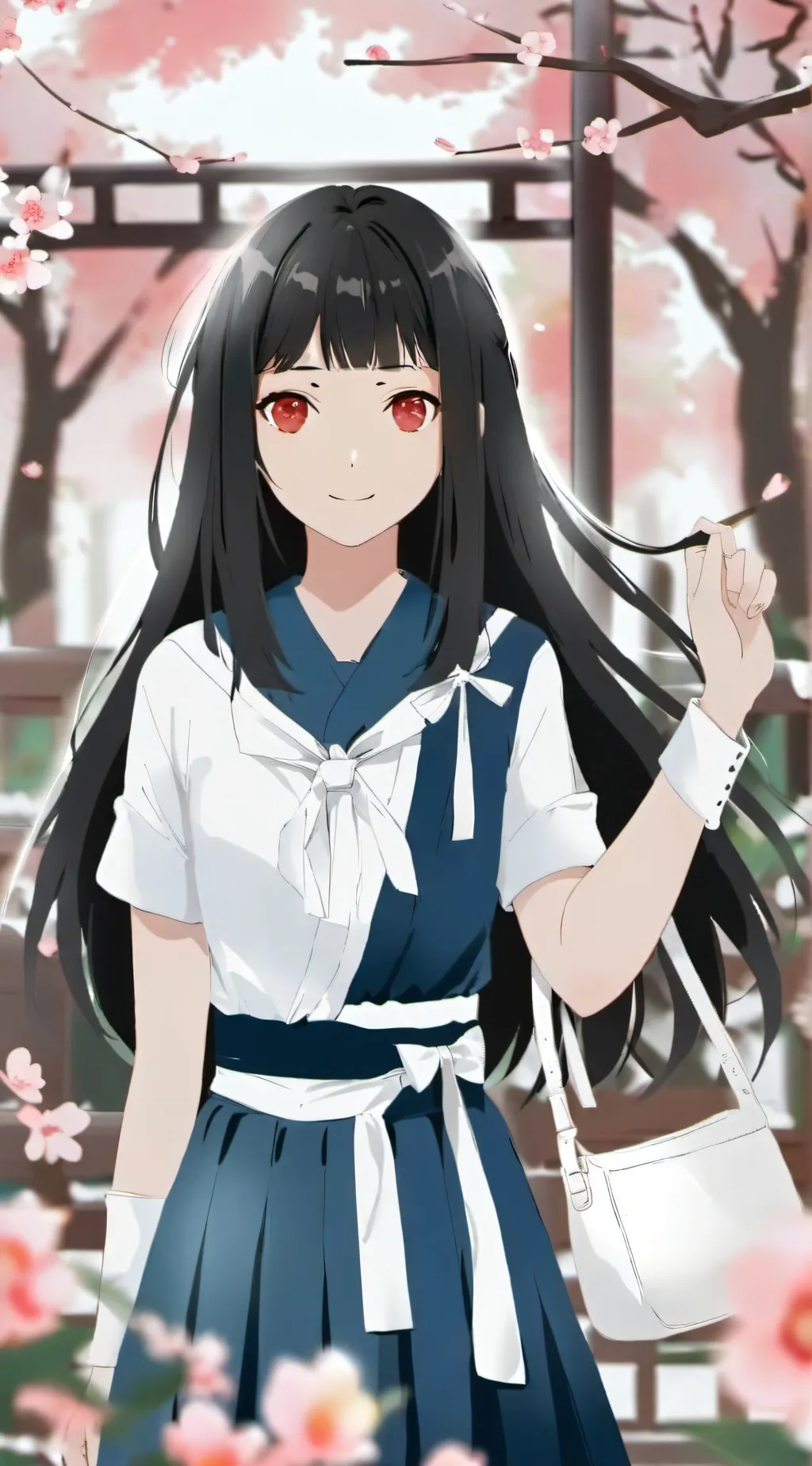 ai character: School Japanese  background