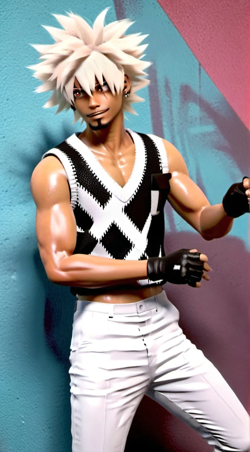 ai character: bakudeku slime background