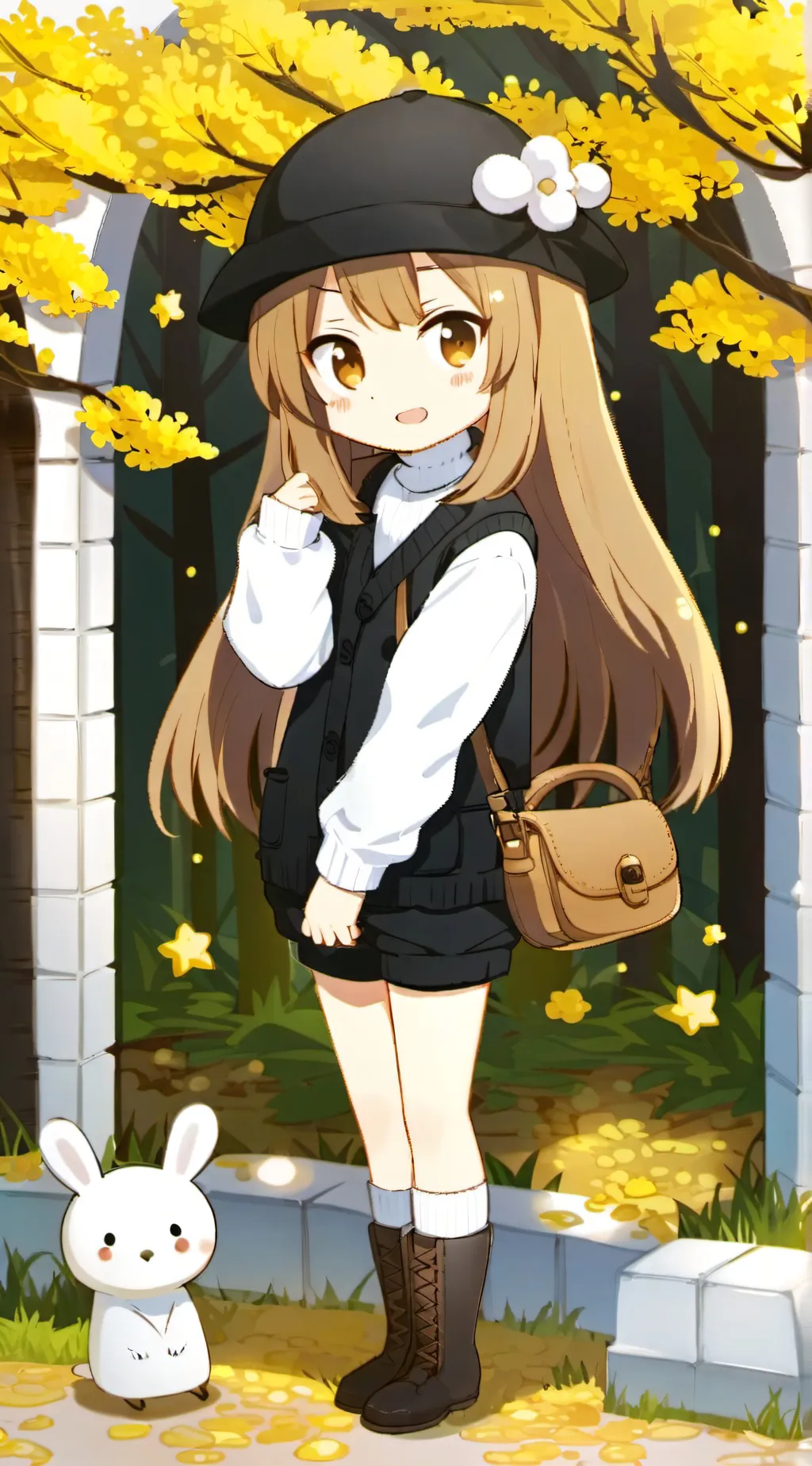 ai character: sunny background