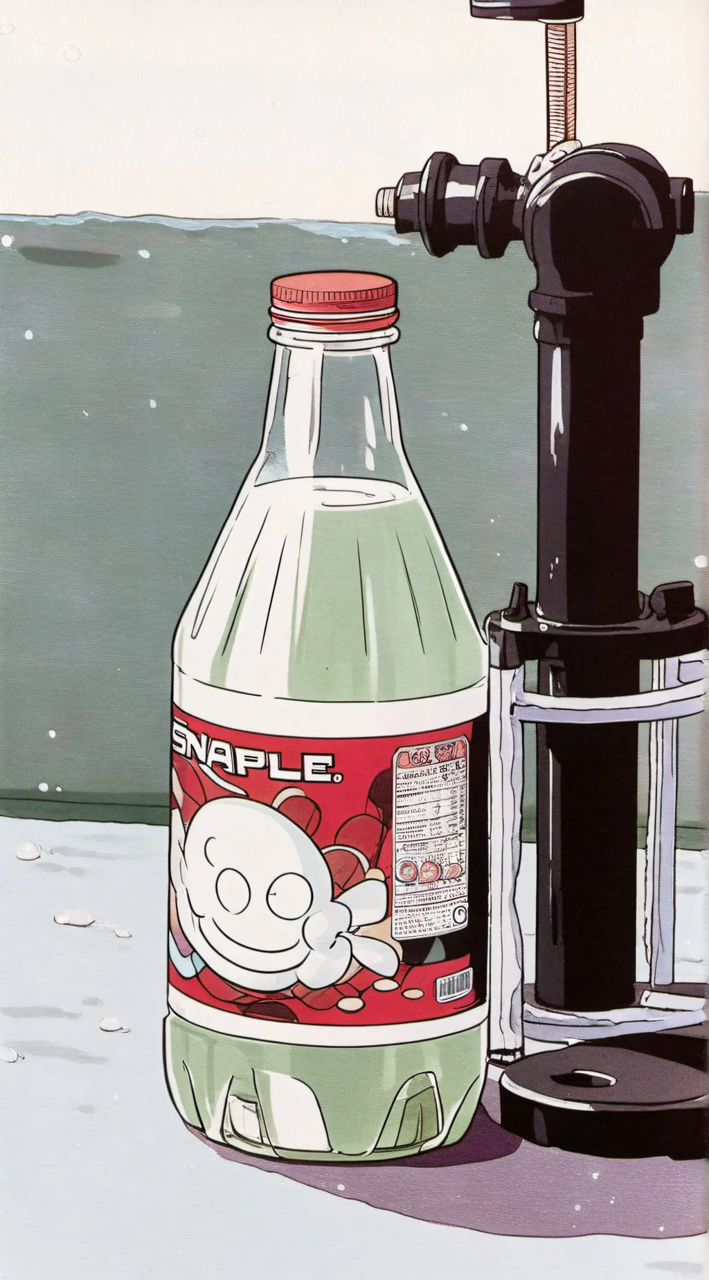 ai character: snapple background