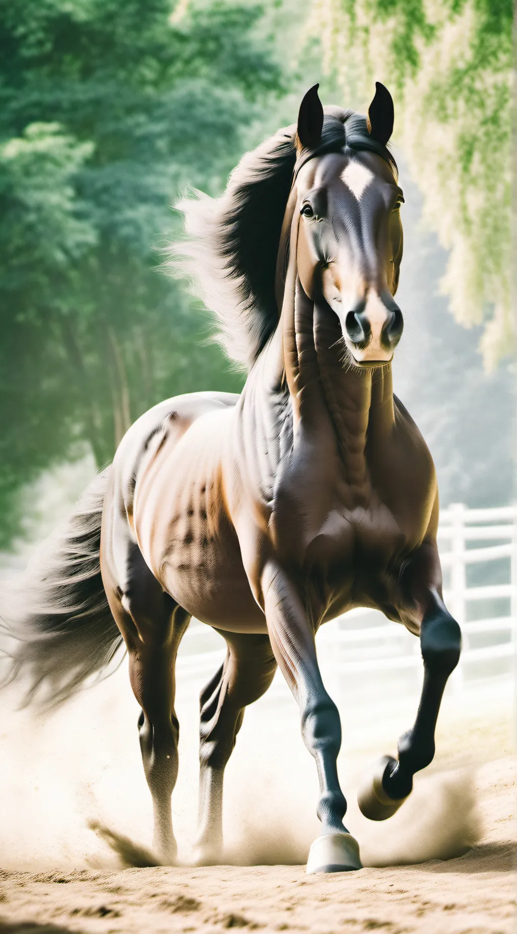 ai character: Horse Life background