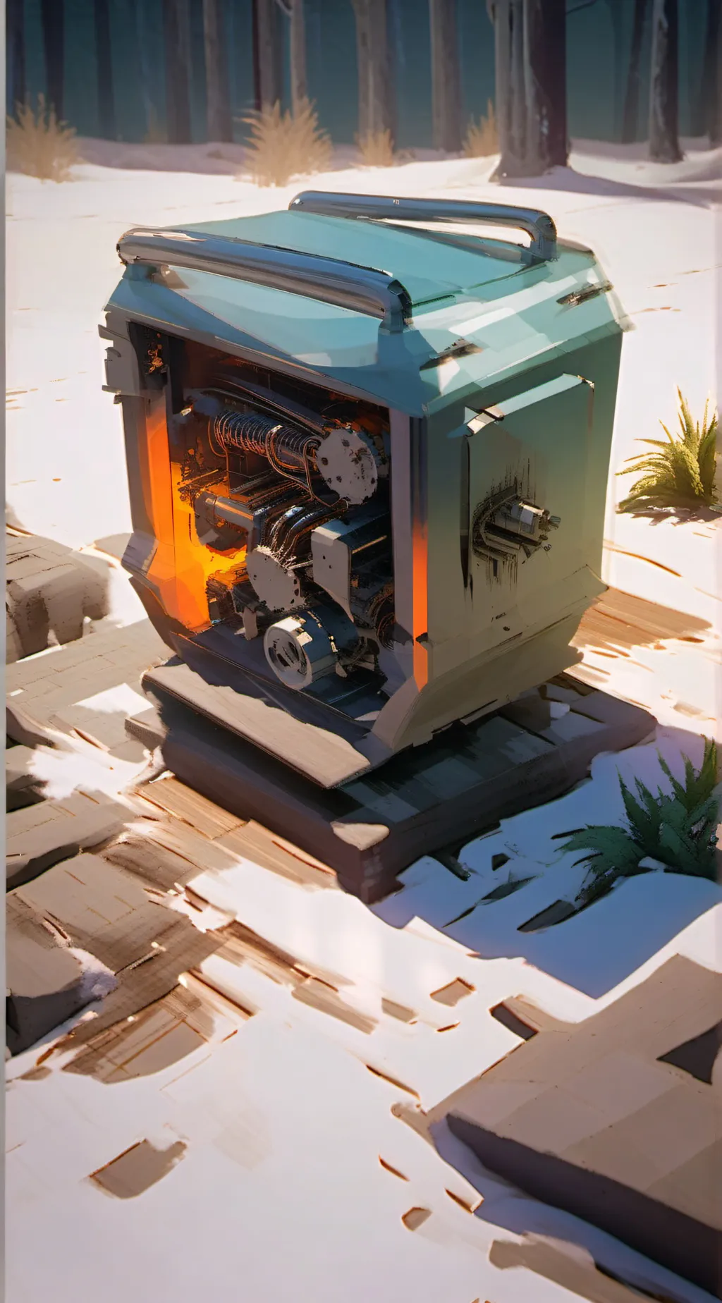 ai character: Animal Machine  background