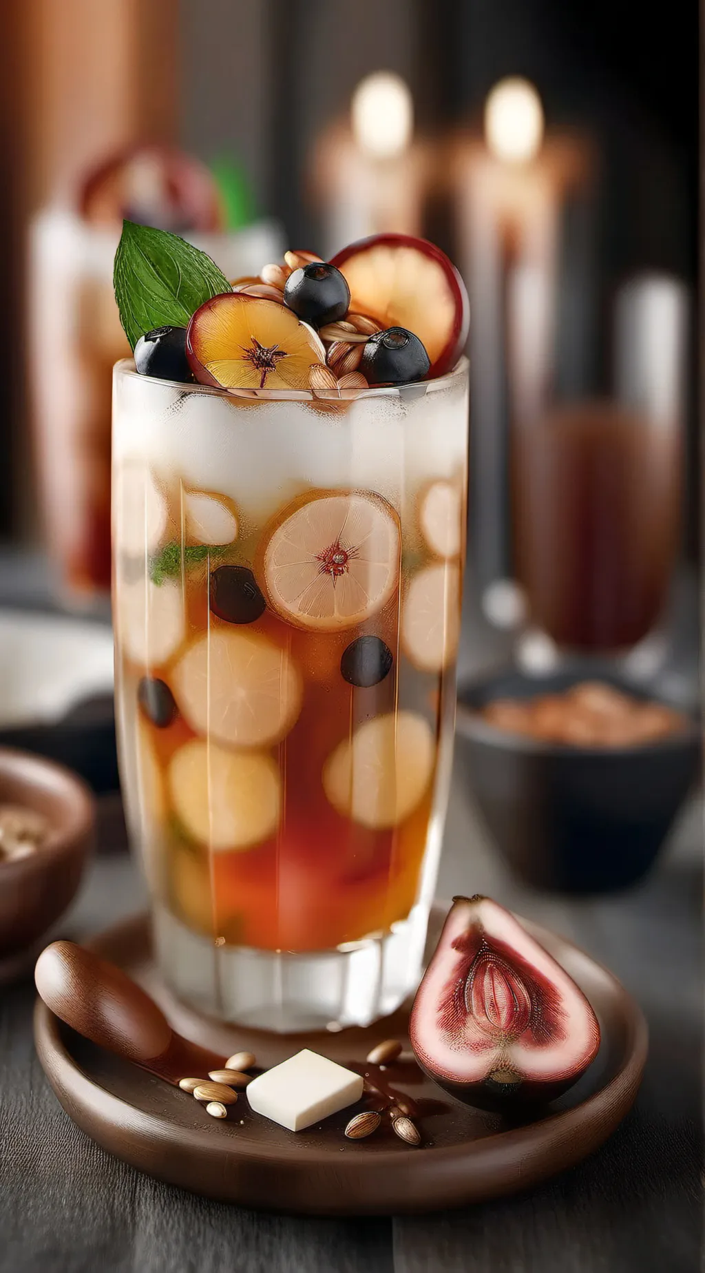 ai character: drink  background