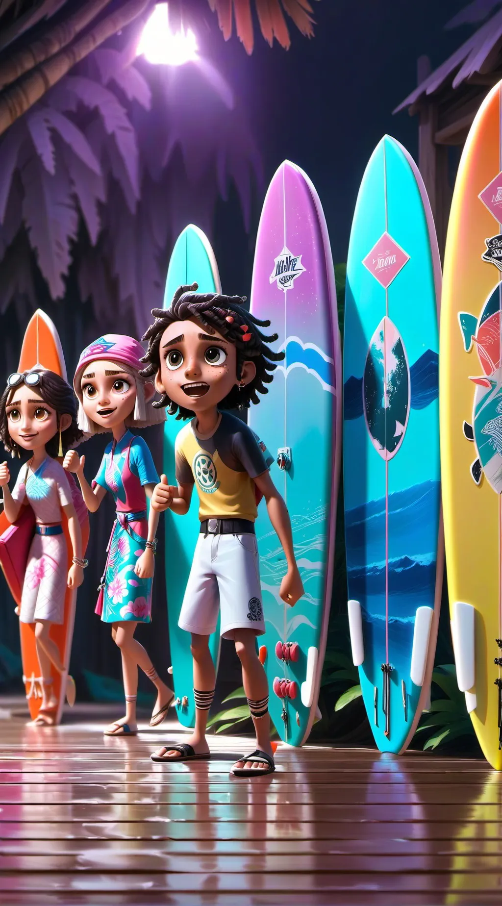 ai character: Sarah background