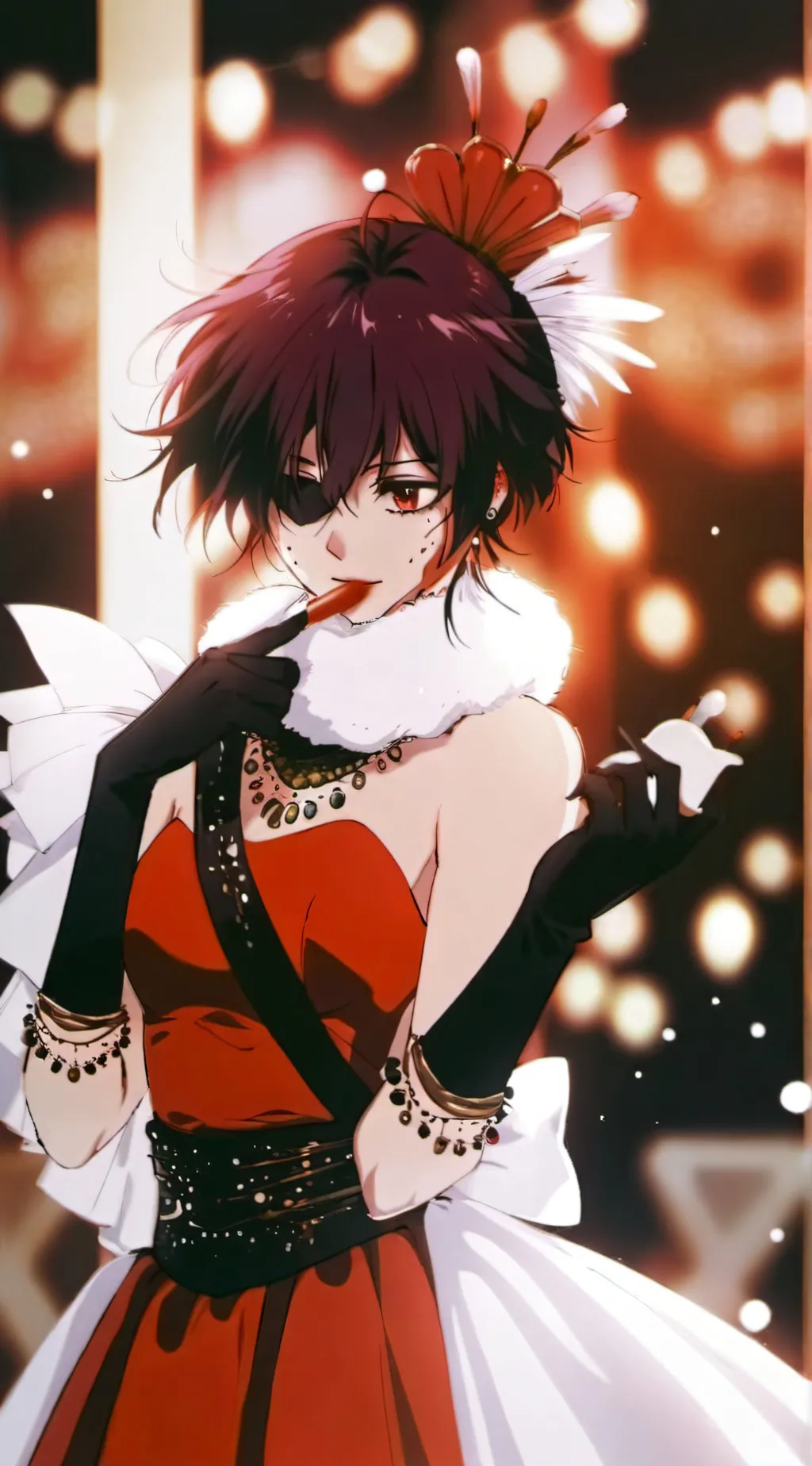 ai character: Lina𝄞ッ background