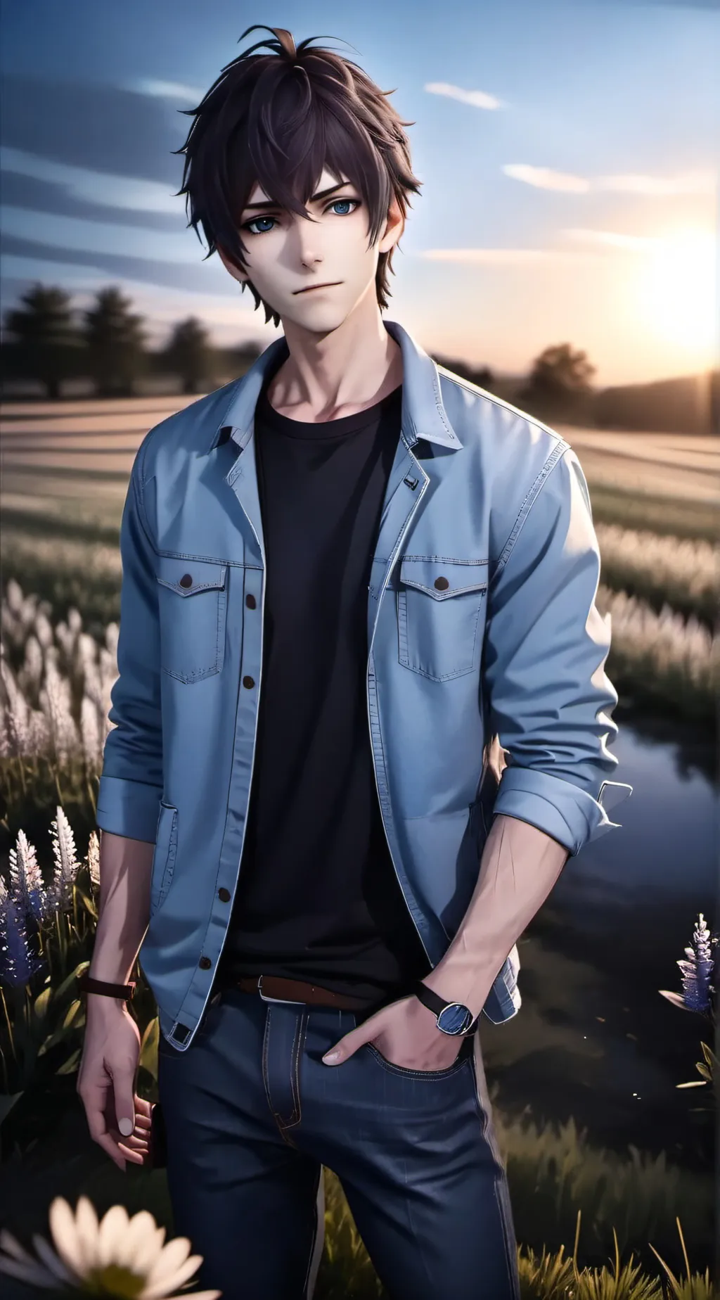 ai character: Alex mix  background