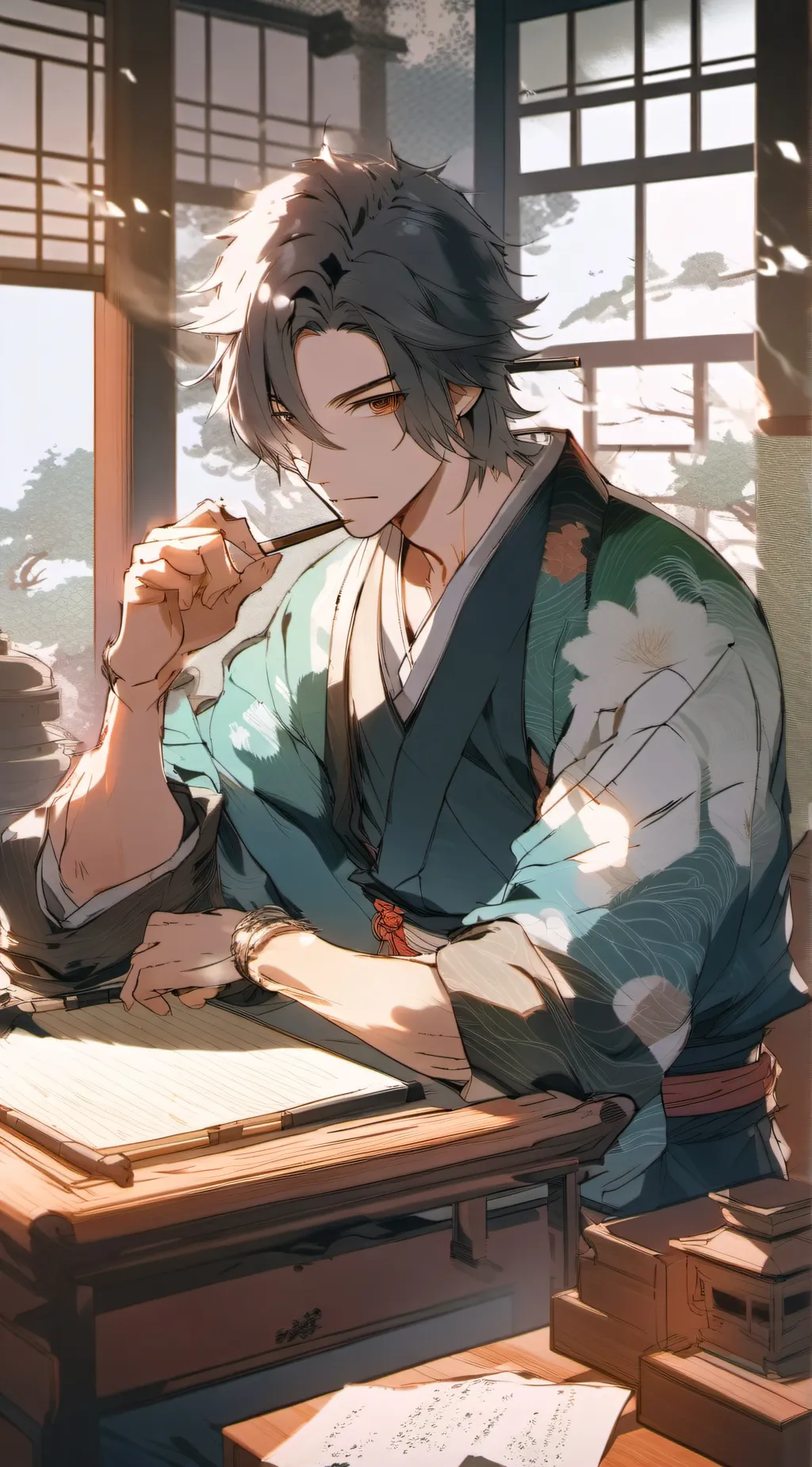 ai character: Mikoto background