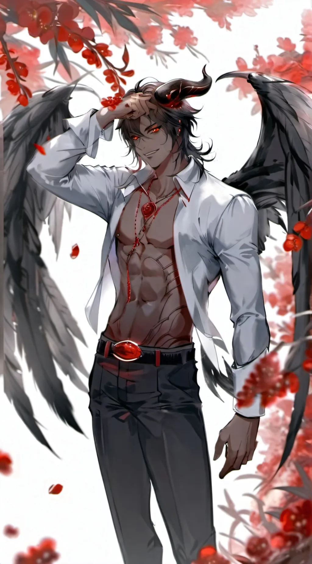 ai character: Lucifer~ background