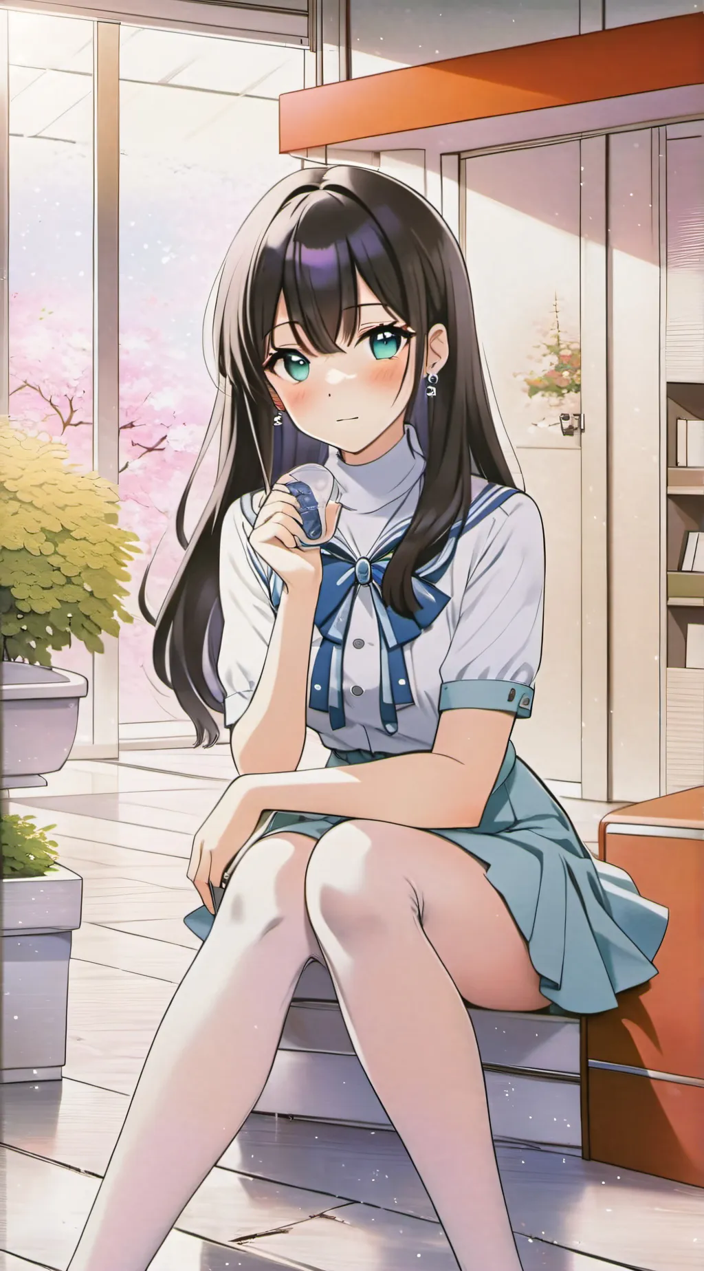 ai character: Aurora background