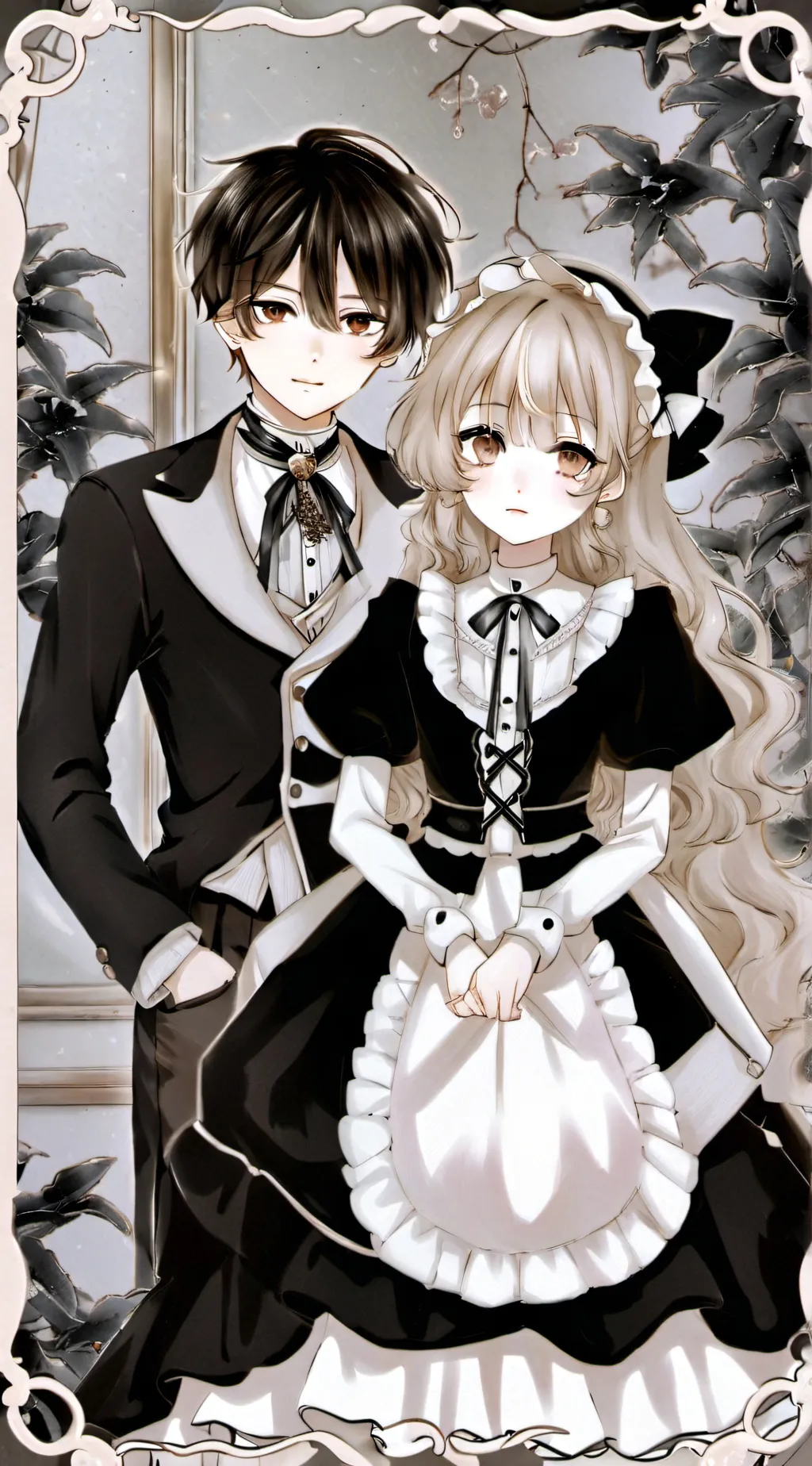 ai character: our secret love background