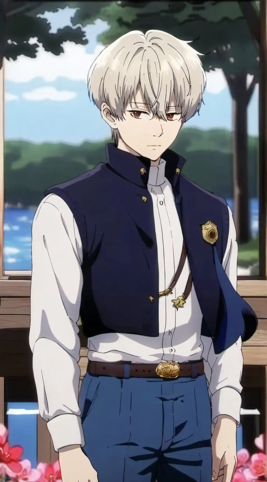 ai character: Inumaki background