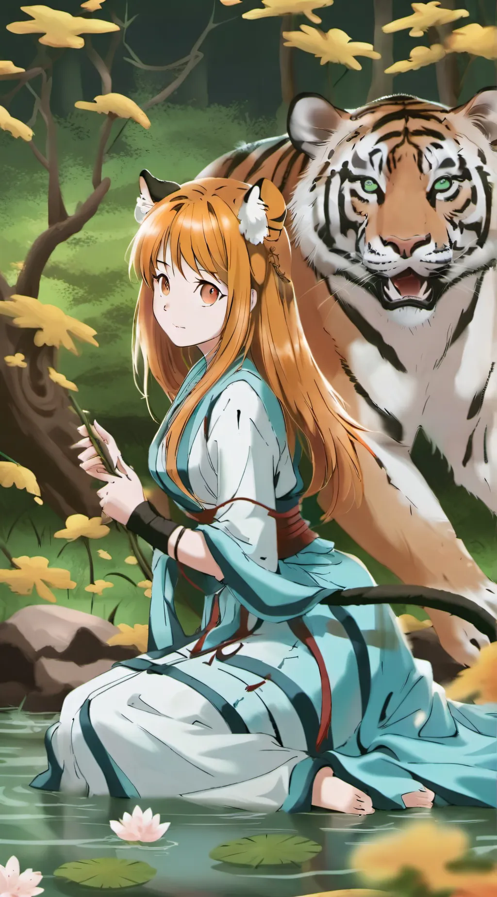 ai character: Tina background