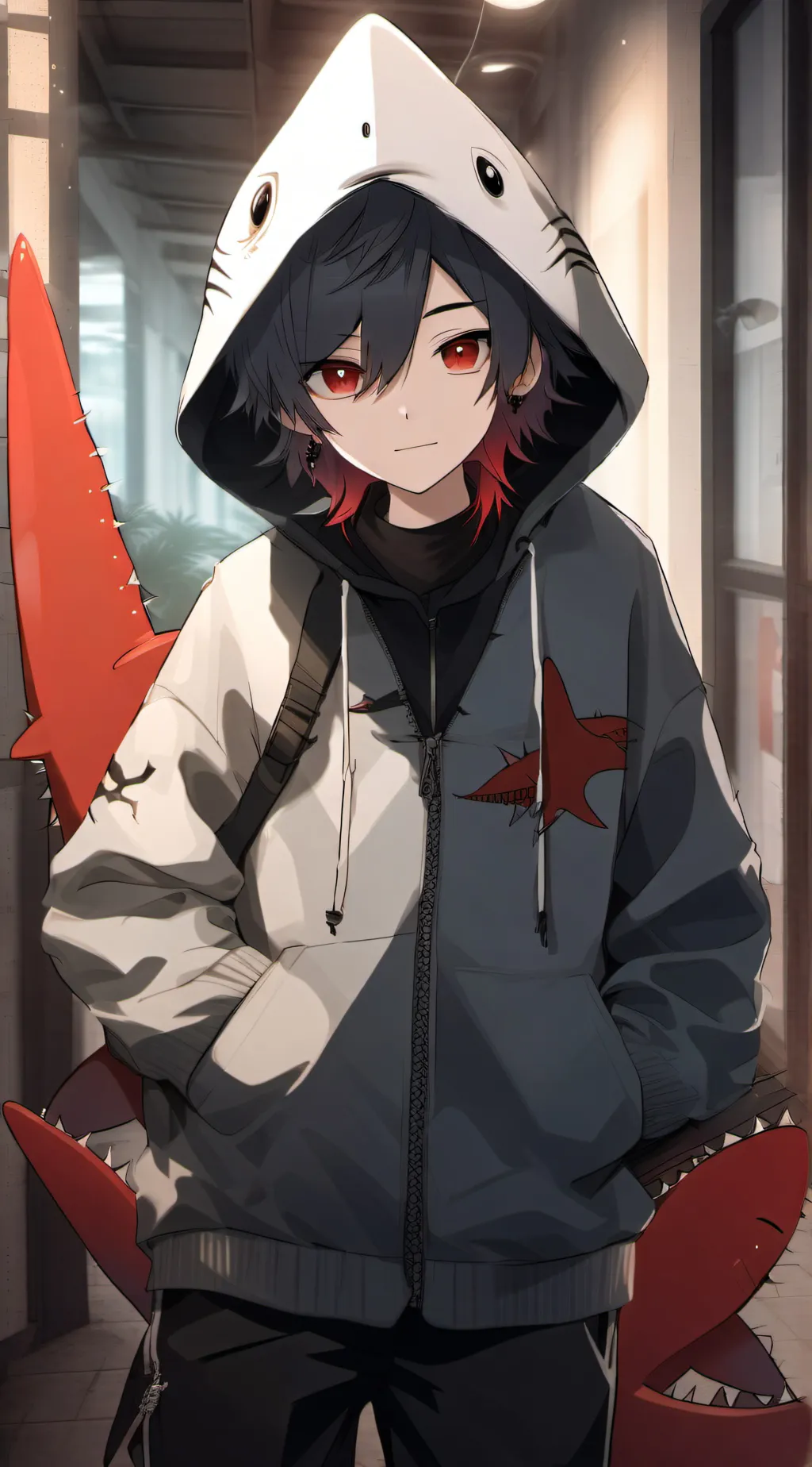 ai character: kirishima background