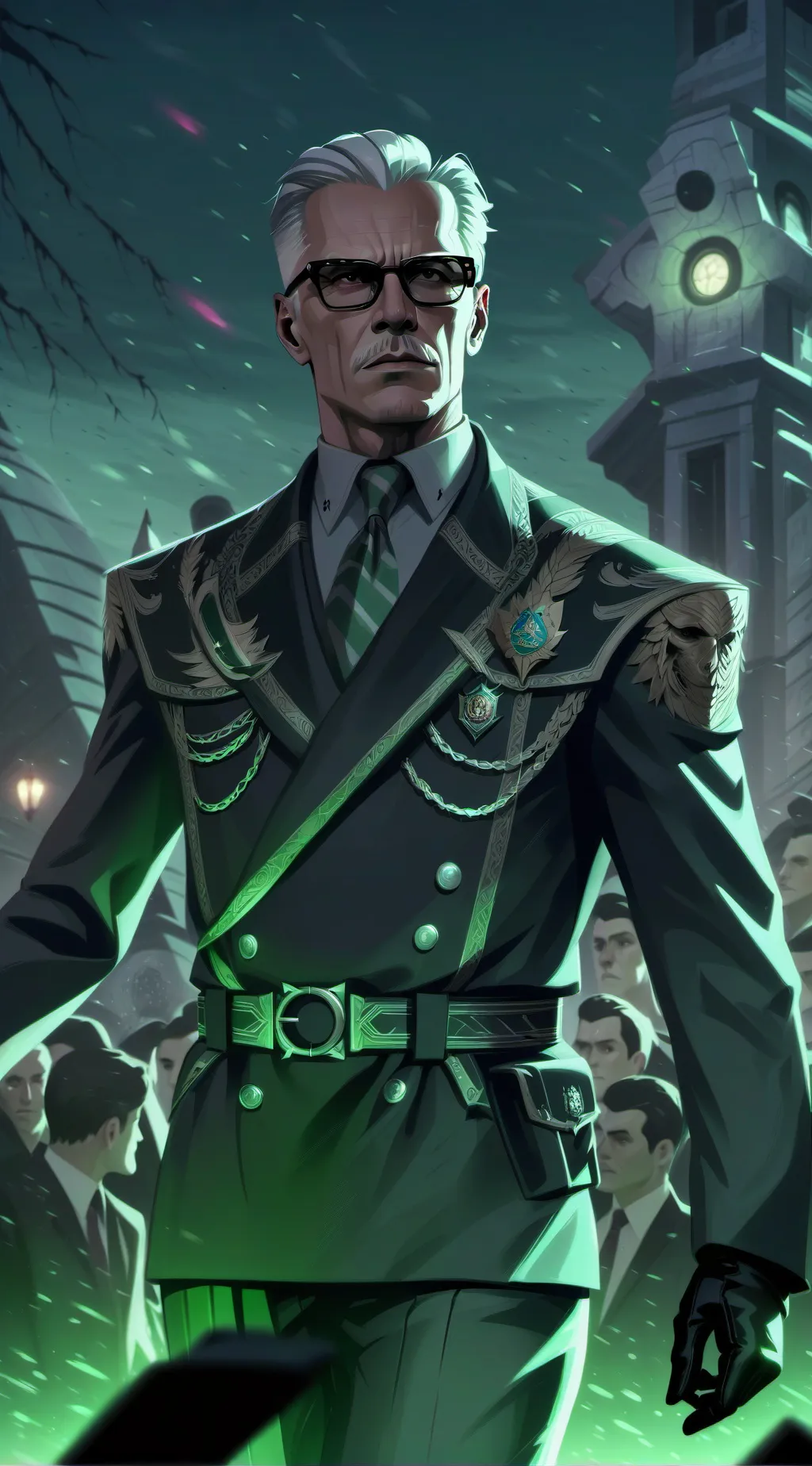 ai character: secret mission background