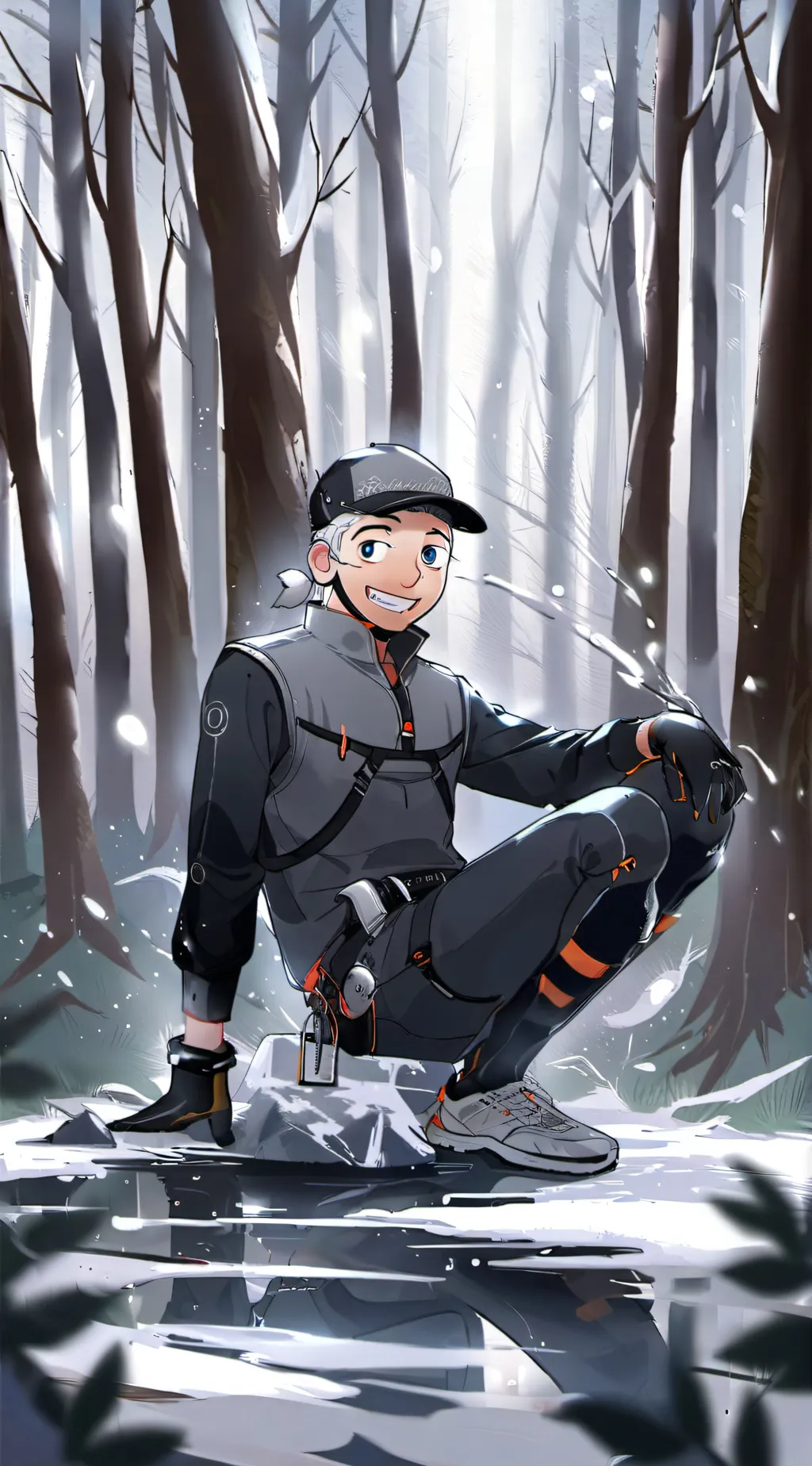 ai character: Jeffy ￼￼ background