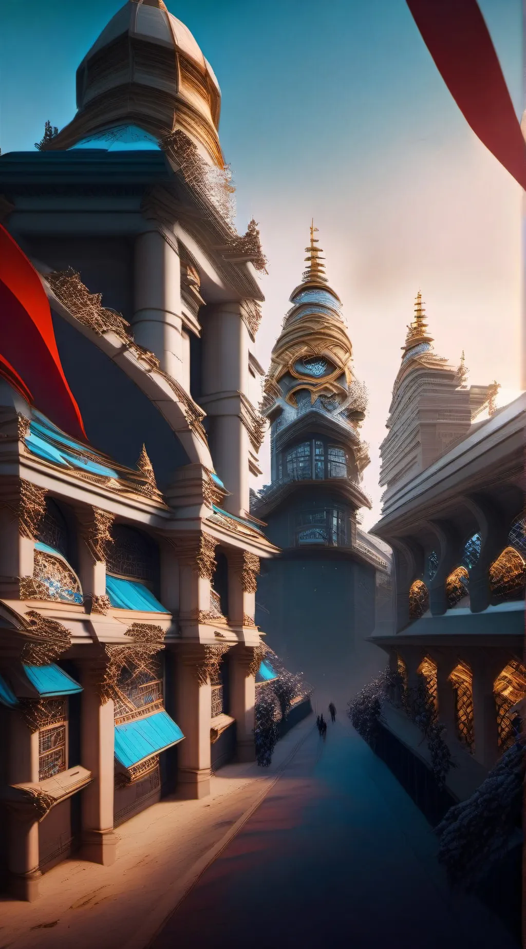 ai character: royal guards/palac background