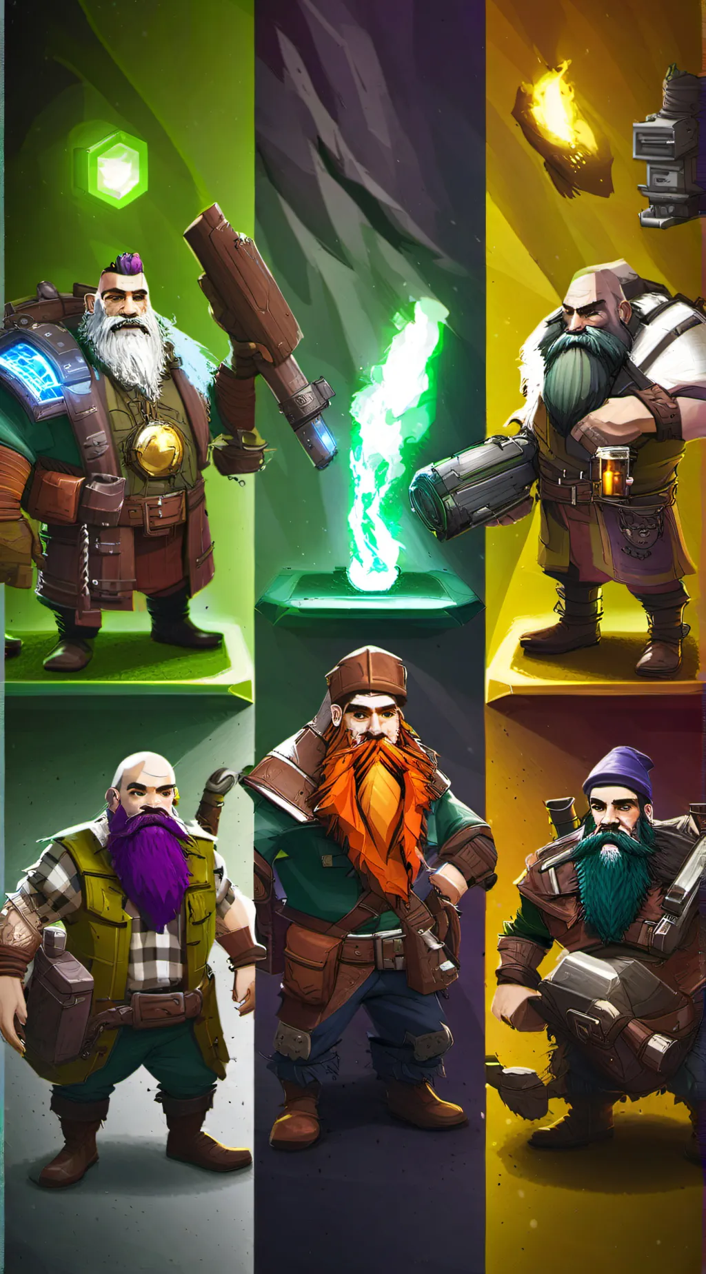 ai character: deep rock galactic background